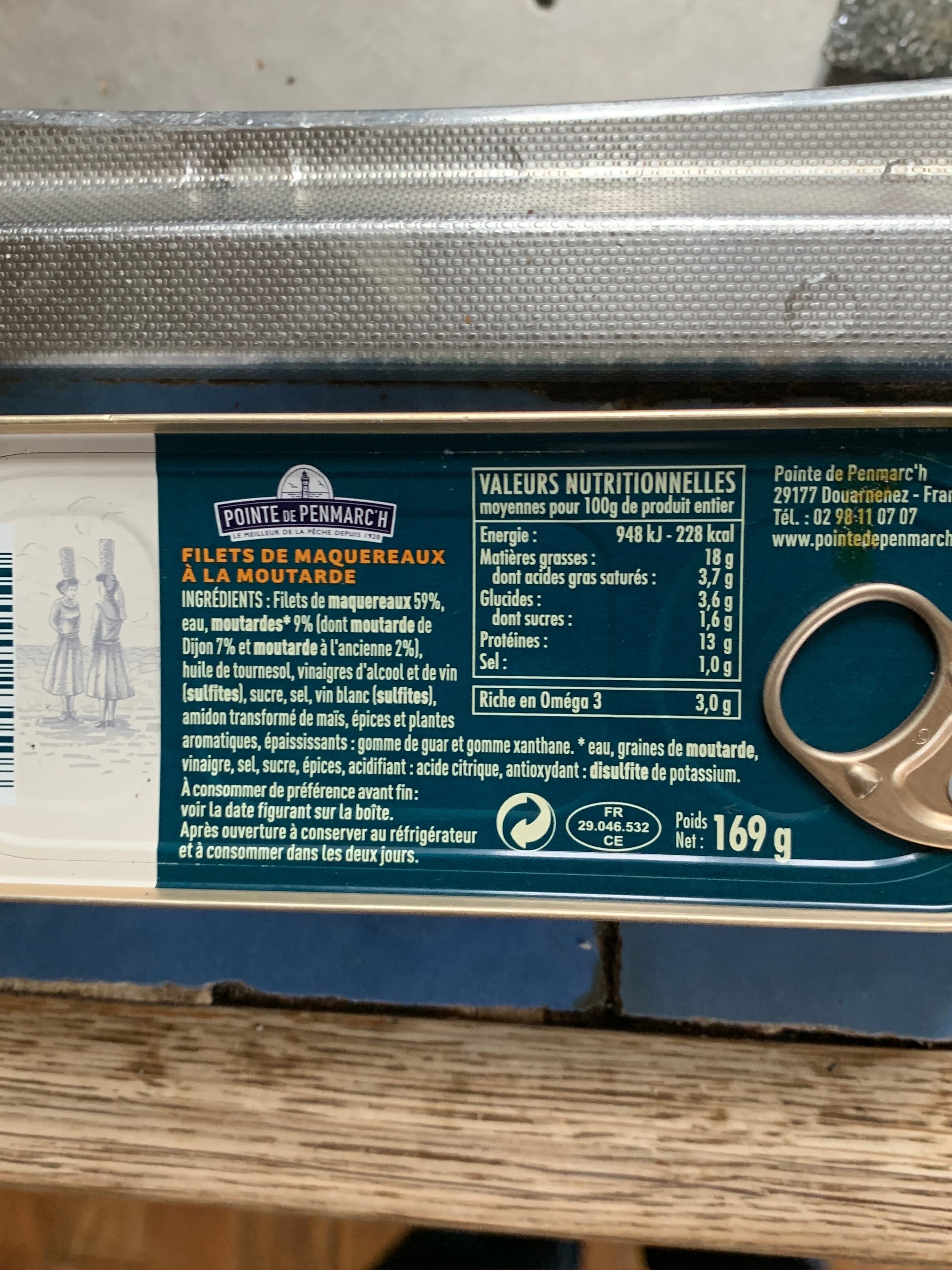 La Pointe de Penmarc'h Filet de maquereaux aux deux moutardes packshot