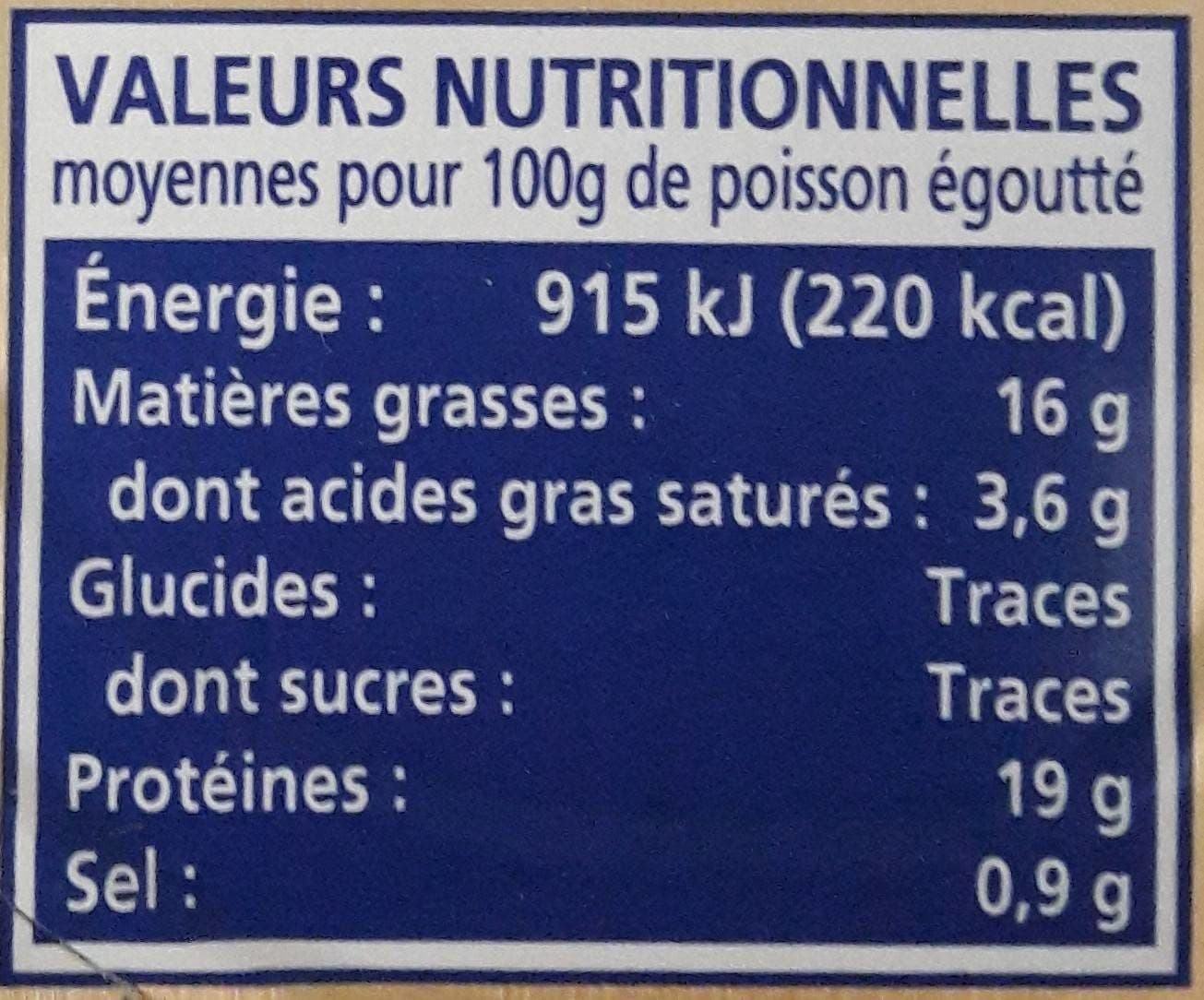 La pointe de Penmarc'h Maquereaux en filets au naturel packshot