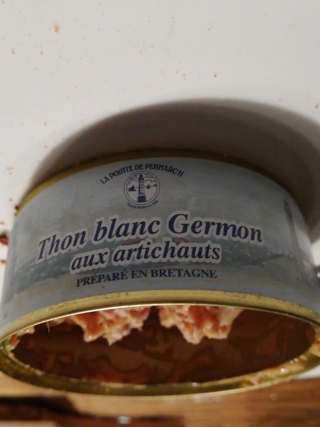 La Pointe de Penmarc'h Thon artichauts packshot
