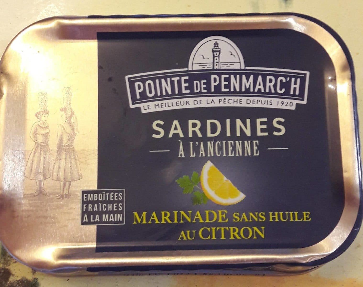 La Pointe de Penmarc'h Sardines a l'ancienne matinées au citron packshot