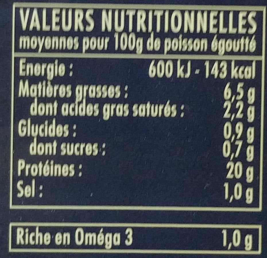 La Pointe de Penmarc'h Sardines a l'ancienne matinées au citron packshot