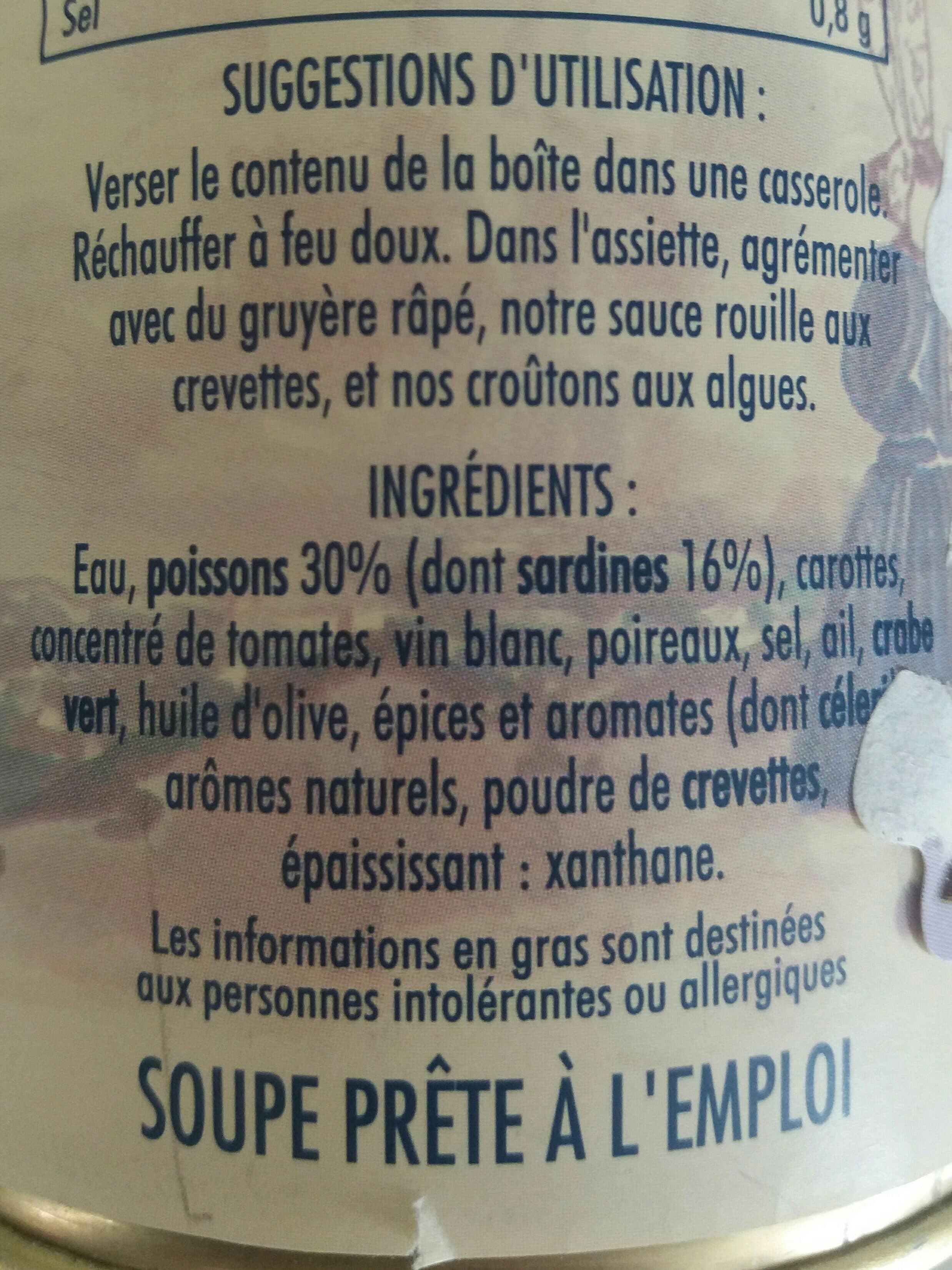 La Pointe de Penmarc'h Soupe de Sardines packshot