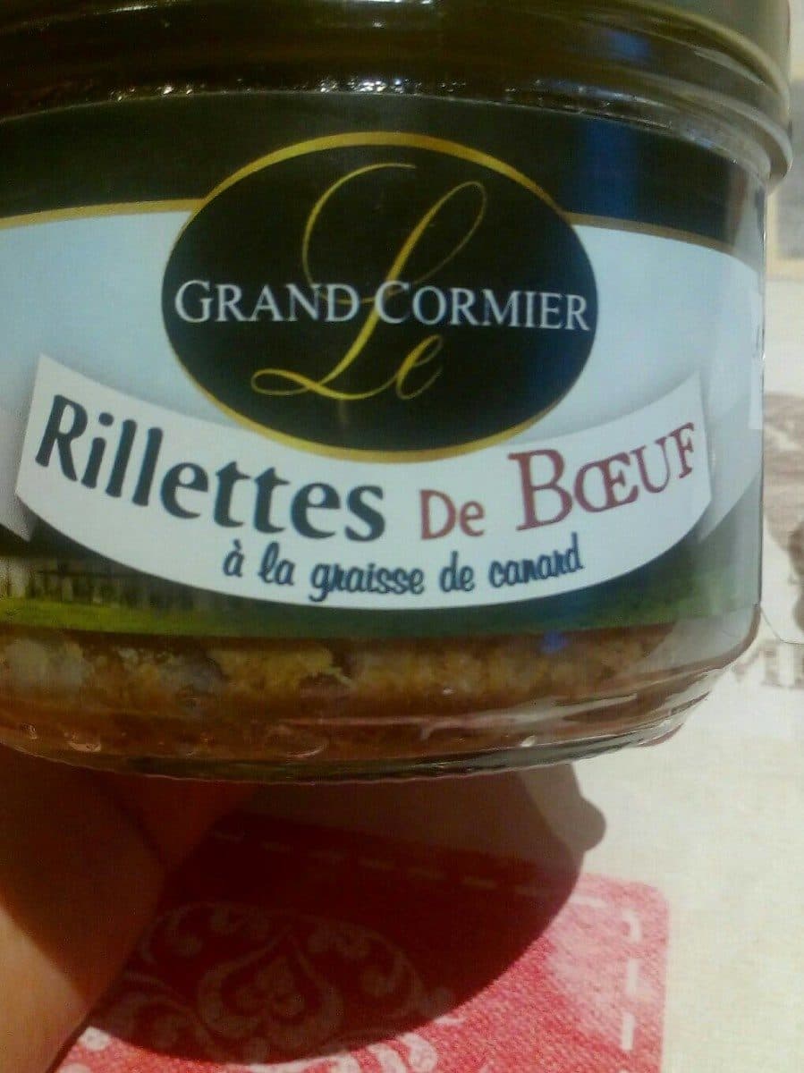 Open Food Facts Rillettes de boeuf à la graisse de canard packshot