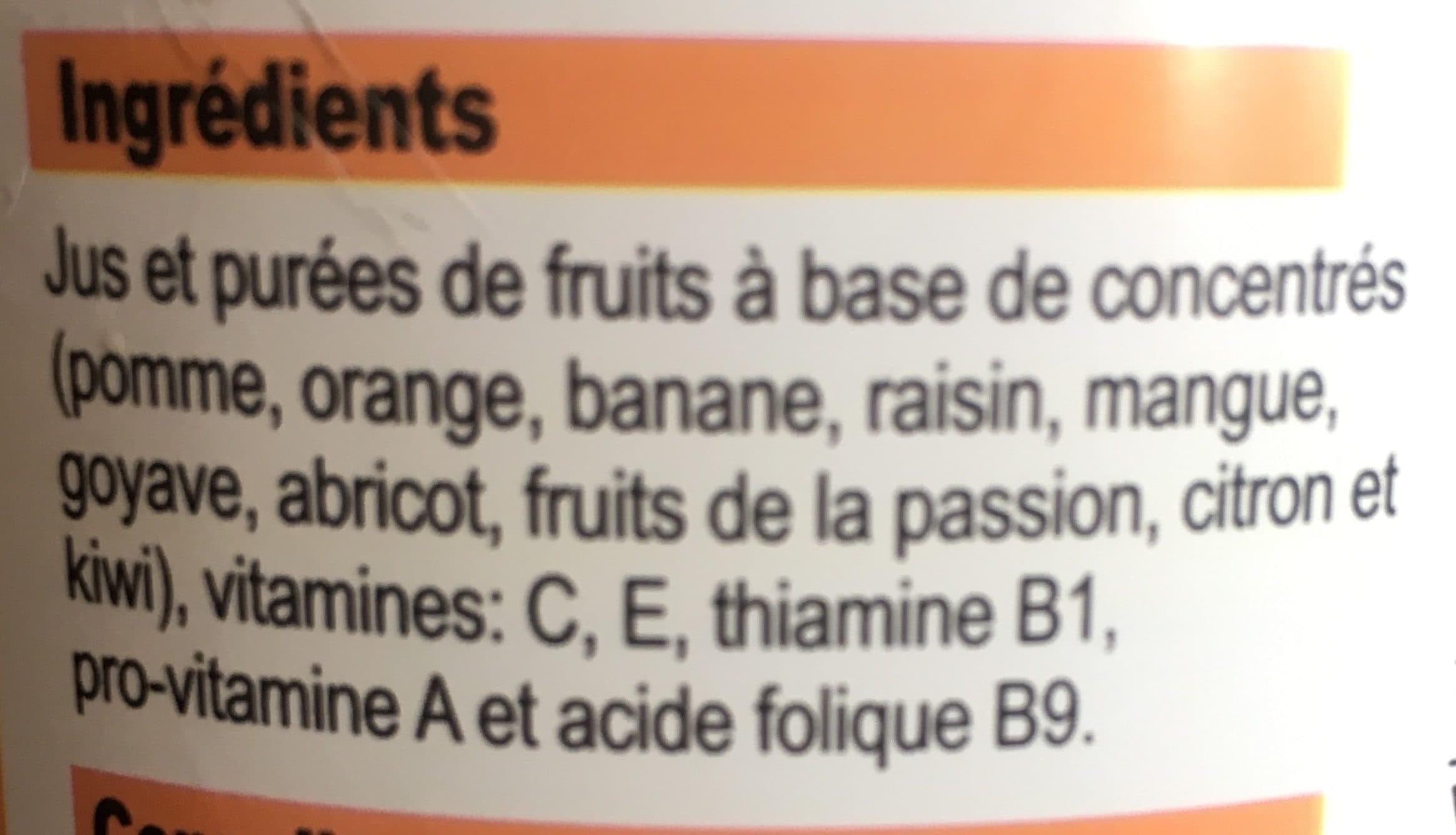 Bien vu Cocktail multifruits BIEN VU packshot