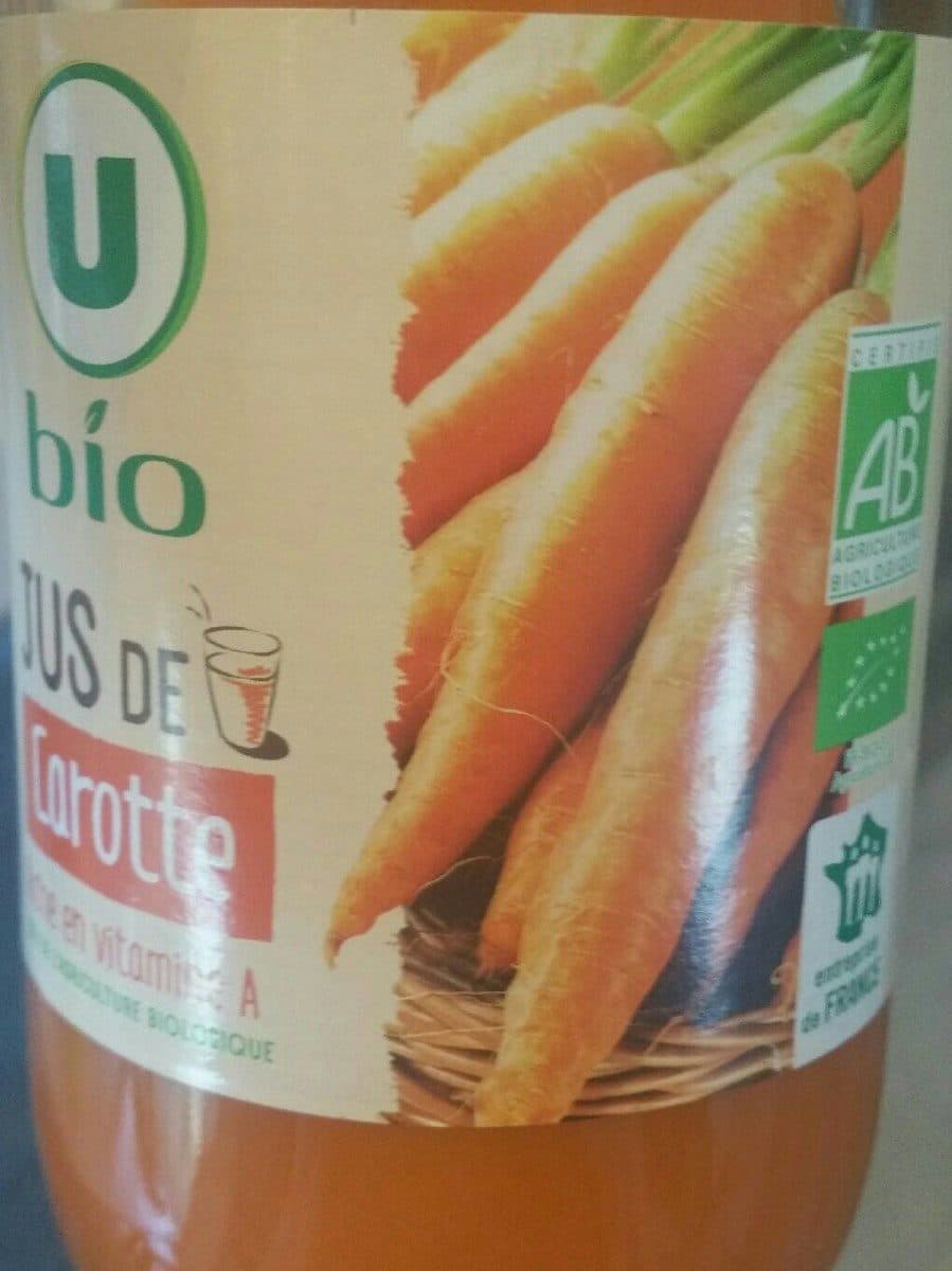 U Jus de carotte packshot
