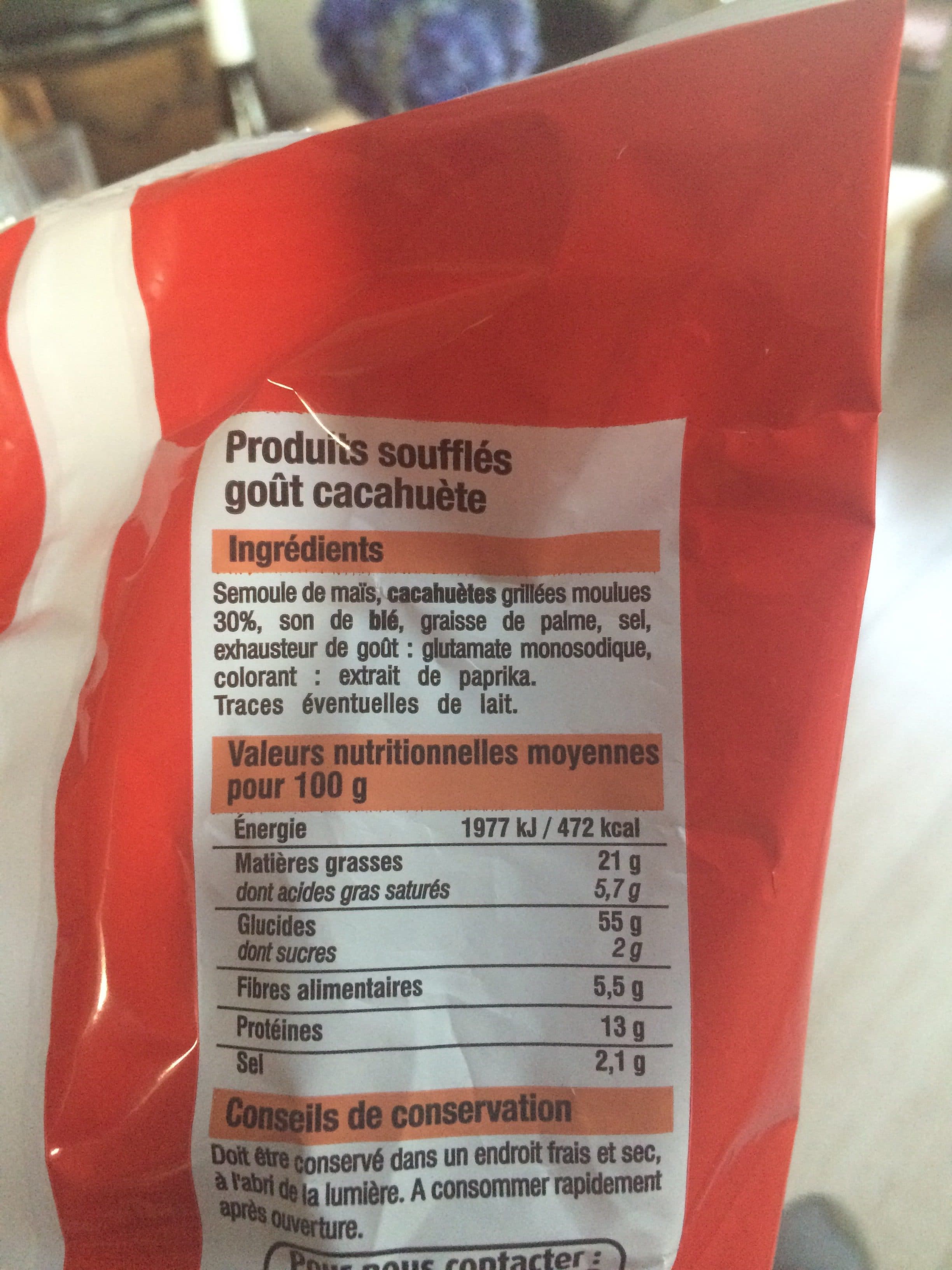 Bien vu Souffles gout cacahuete BIEN VU packshot