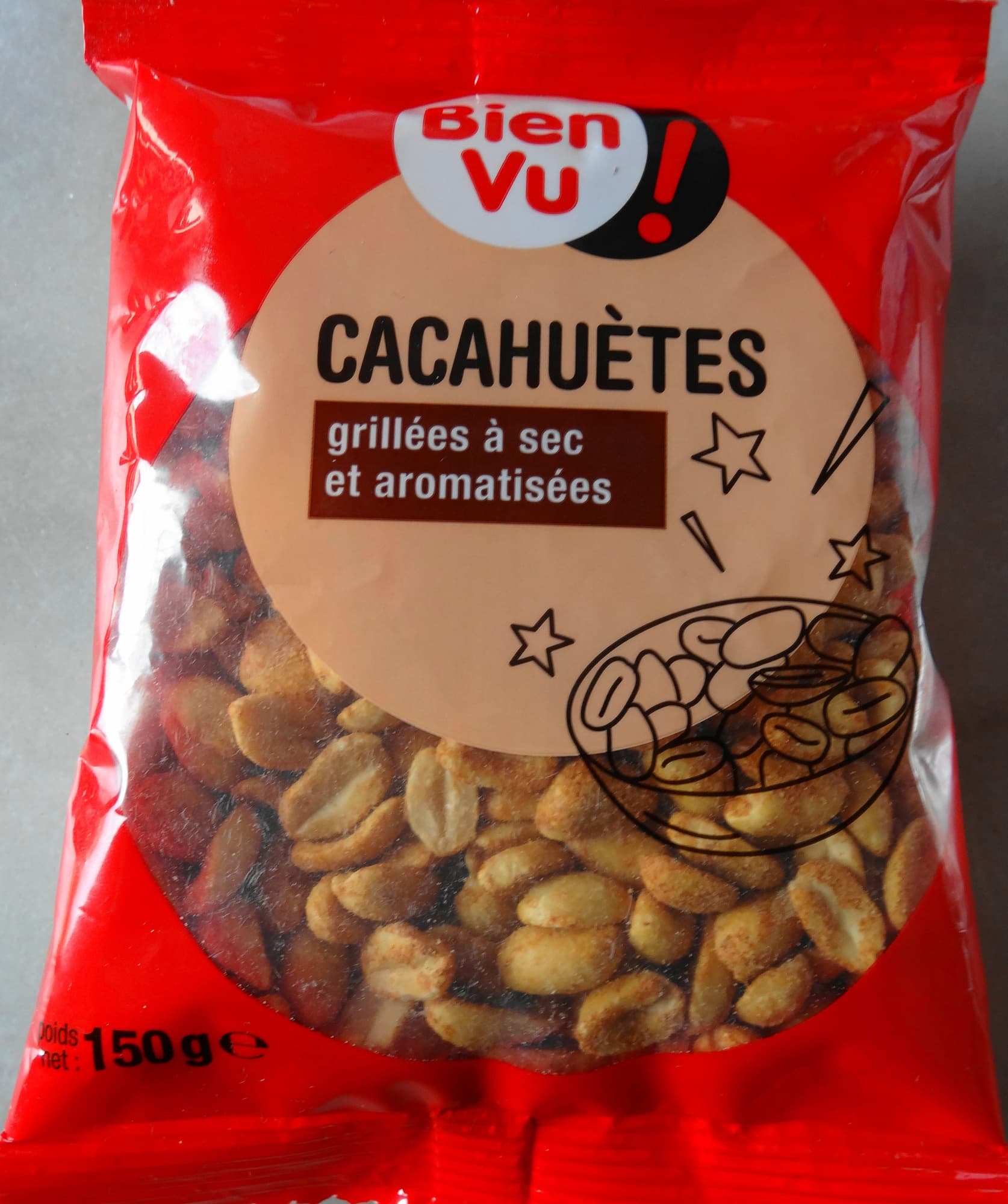 Bien Vu Cacahuètes grillées à sec & aromatisées packshot
