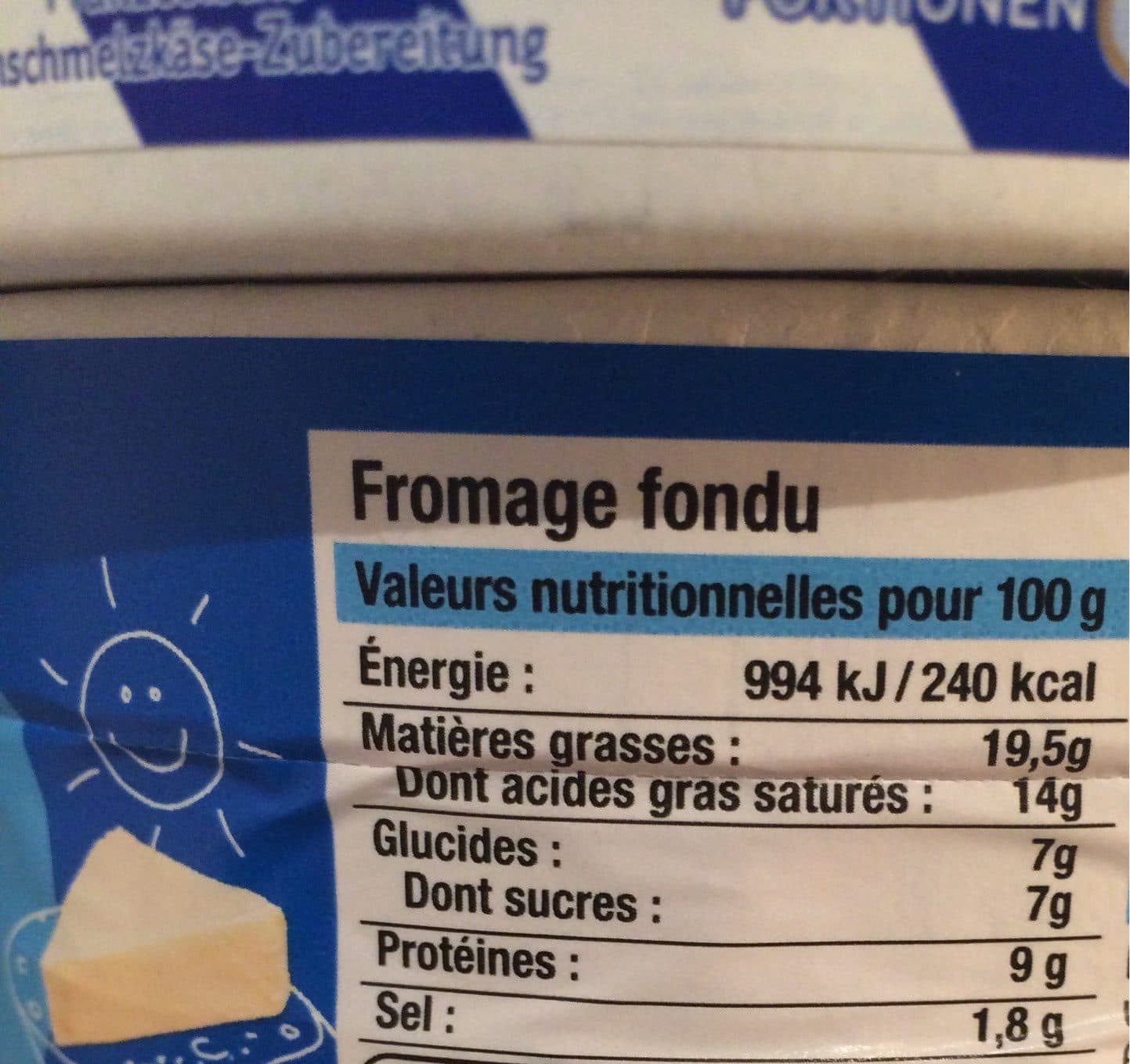Bien Vu! Fromage fondu (19,5% MG) packshot