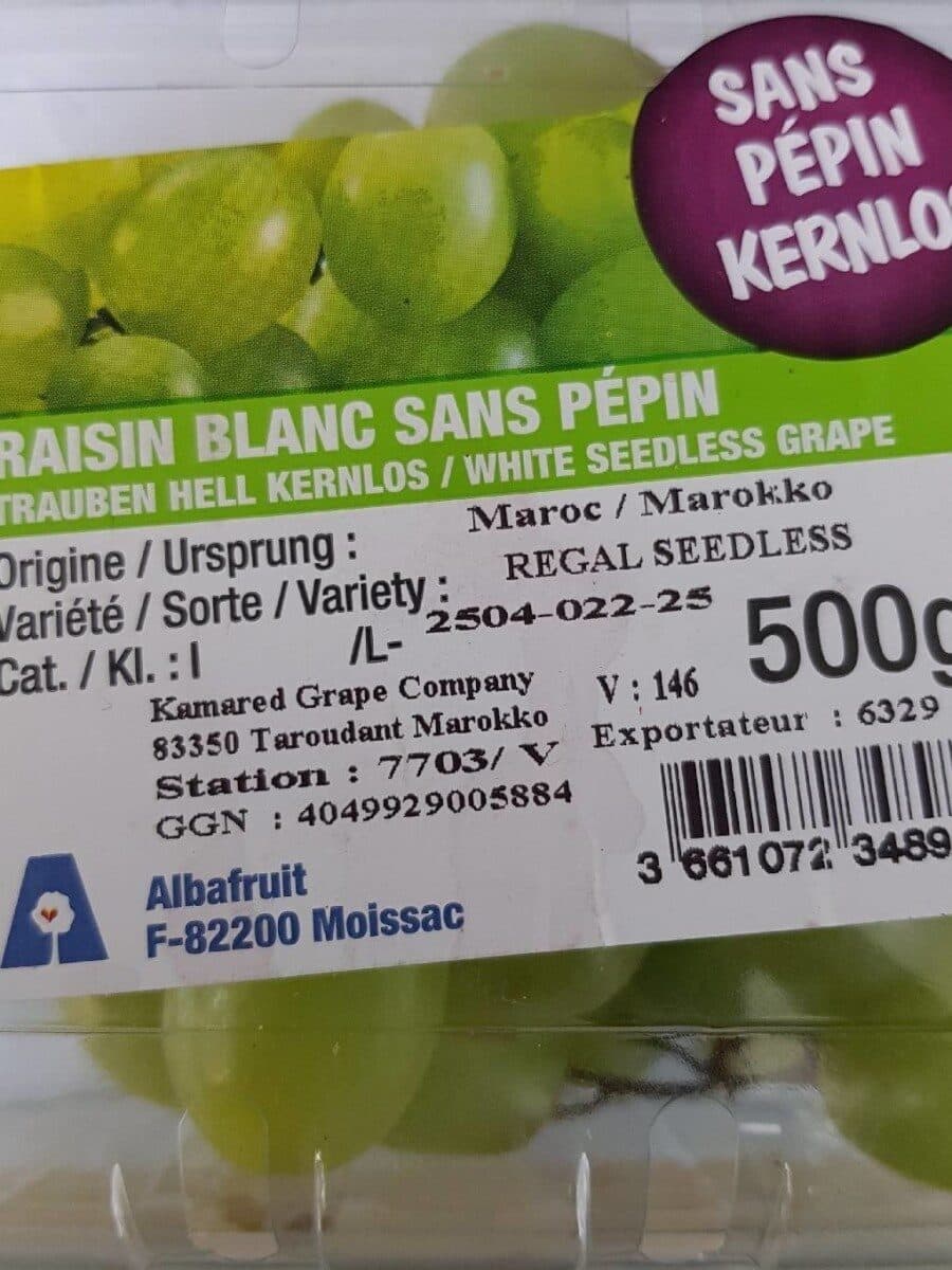 Agritalia Raisin blanc sans pépin packshot