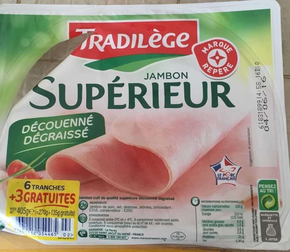 Marque Repère Jambon supérieur packshot