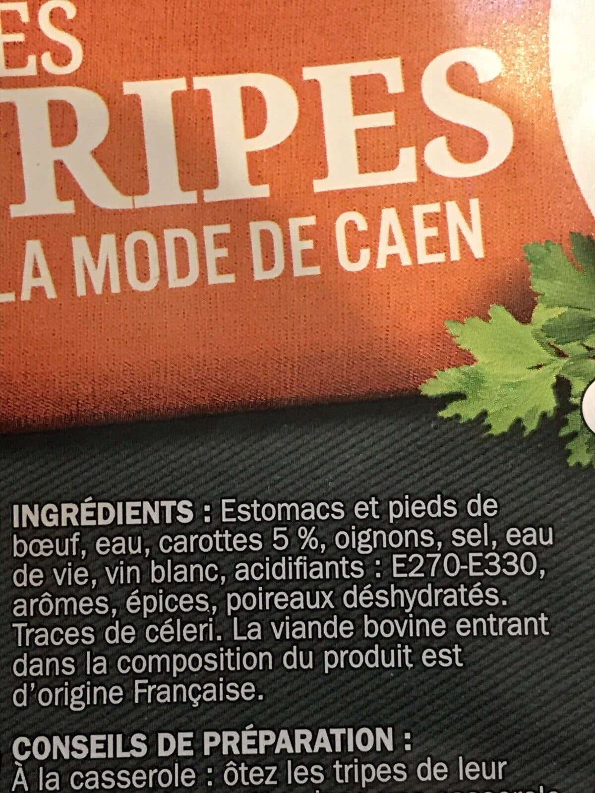 Marque Repère Tripes à la mode de Caen packshot
