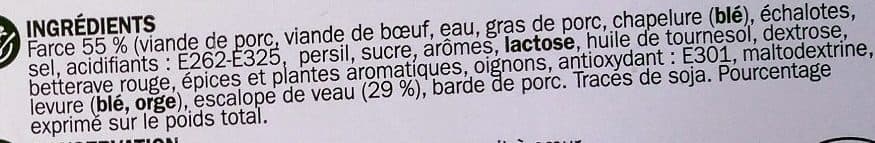 Marque Repère Paupiettes de veau x 6 packshot