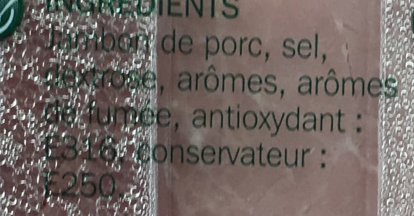 Marque Repère Jambon supérieur fumé 4 tranches packshot