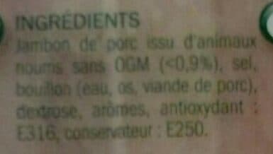 TradilègeMarque Repère Jambon supérieur braisé découenné dégraissé 4 tranches packshot