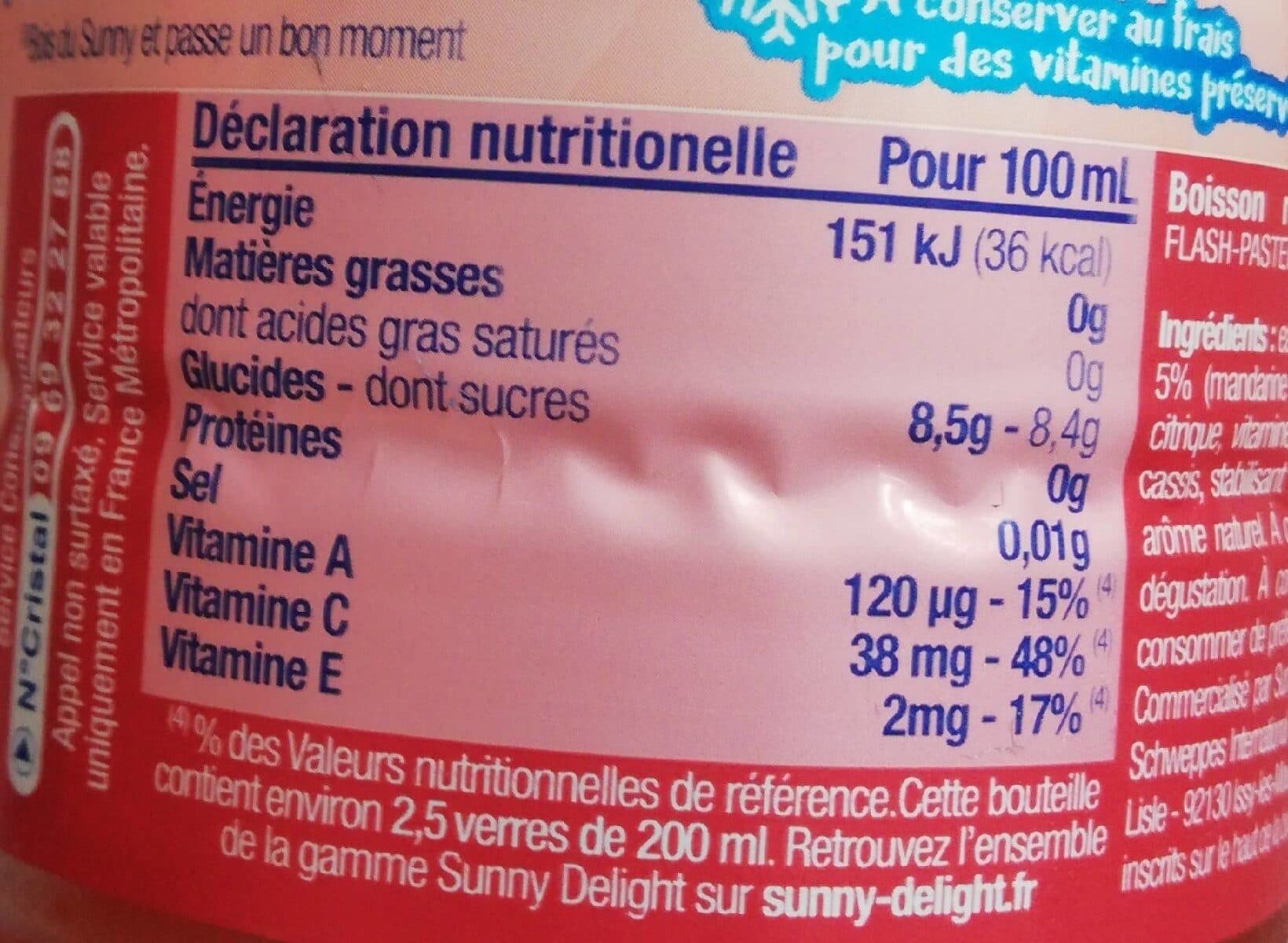 Sunny Delight Sunny Delight Orange Fraise packshot