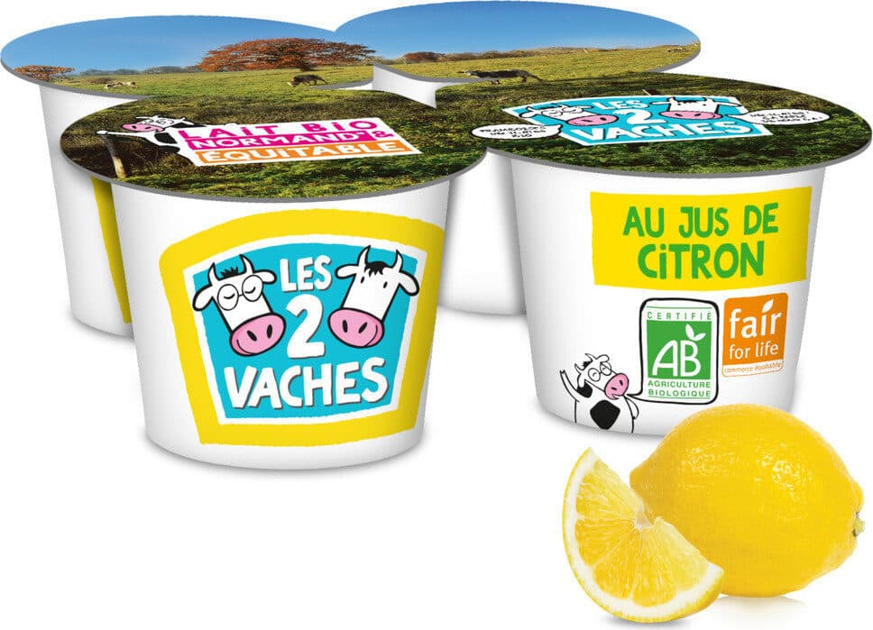 Les 2 Vaches Brassé Jus de Citron packshot