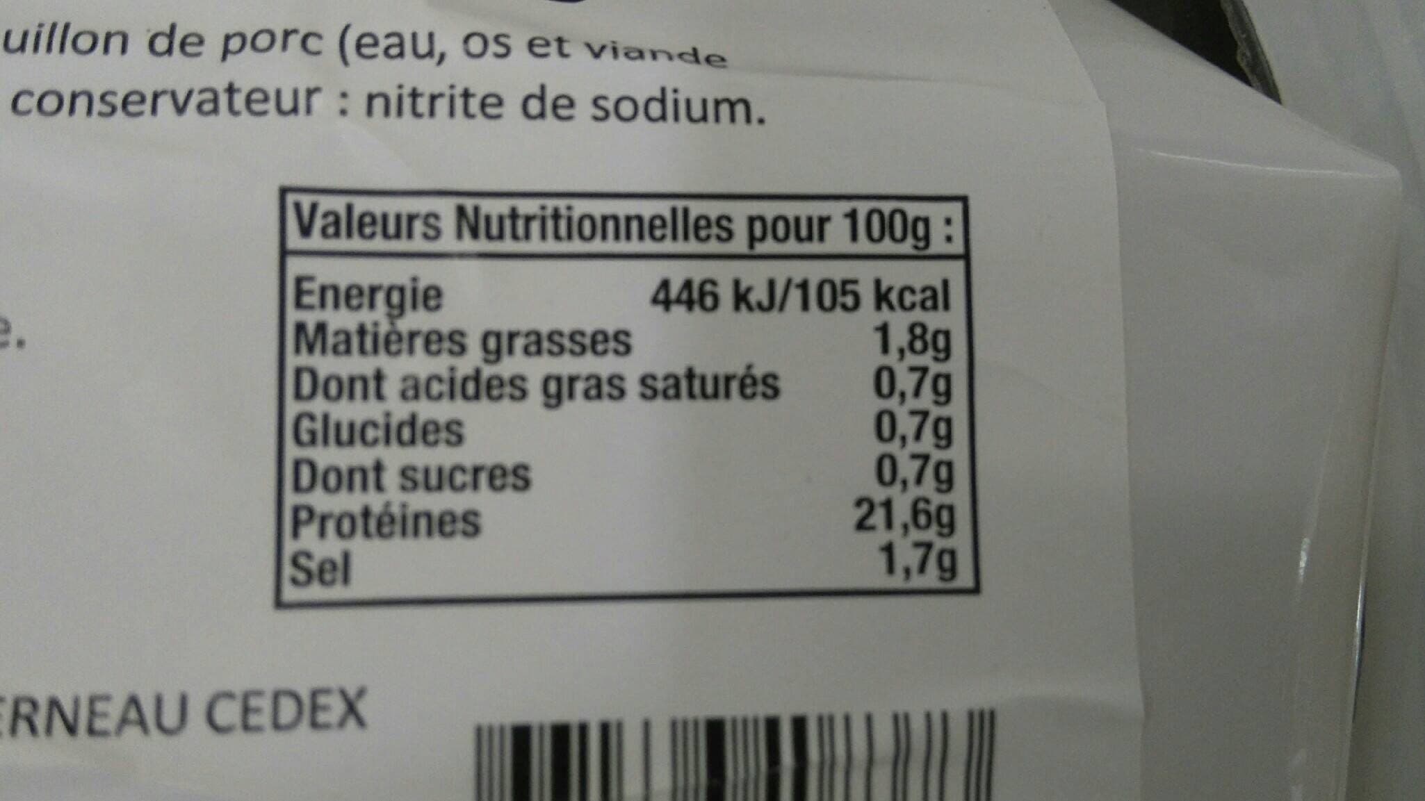Krill Jambon cuit supérieur packshot