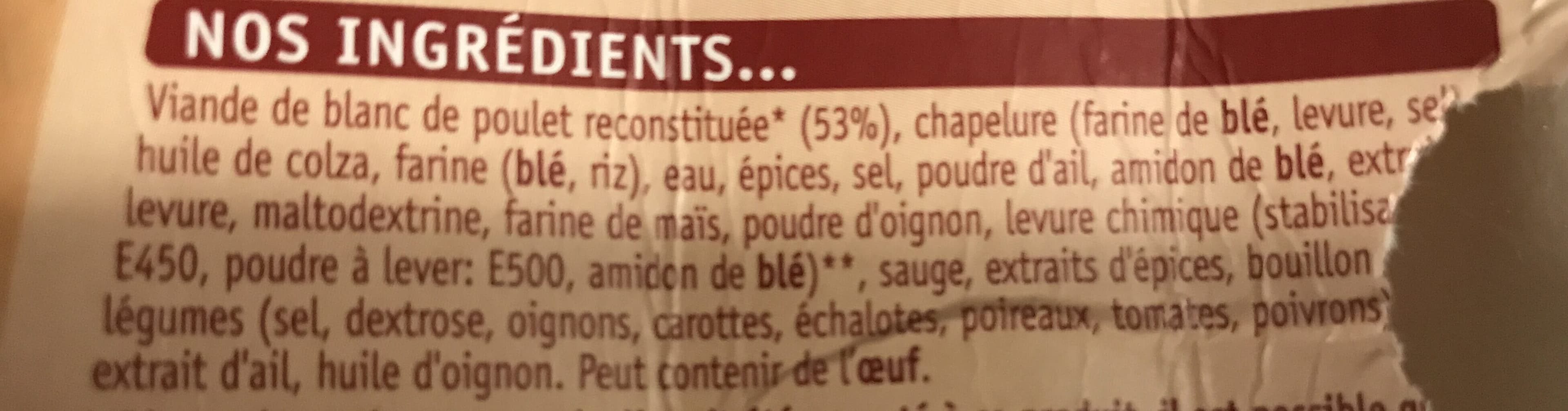 Iglo Panés de poulet provençale packshot