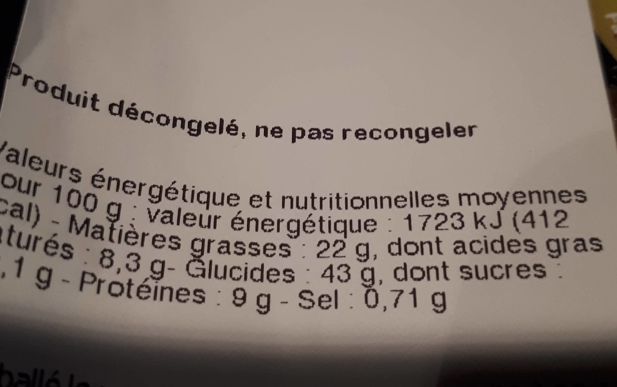 Leader Price Beignet au goût chocolat - noisettes packshot