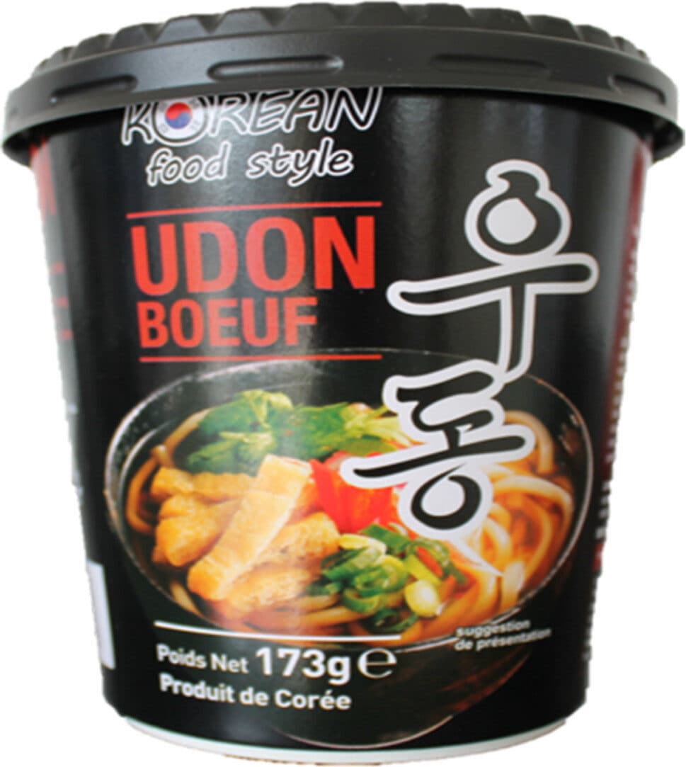 Korean Food Nouilles Udon Cup Bœuf - Korean Food Style packshot