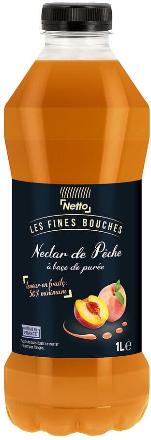 Netto Nectar Pêche PET 1L packshot
