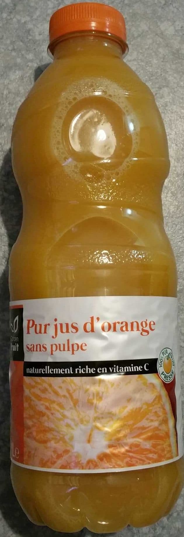 Garden Fruit Pur jus d'orange sans pulpe packshot
