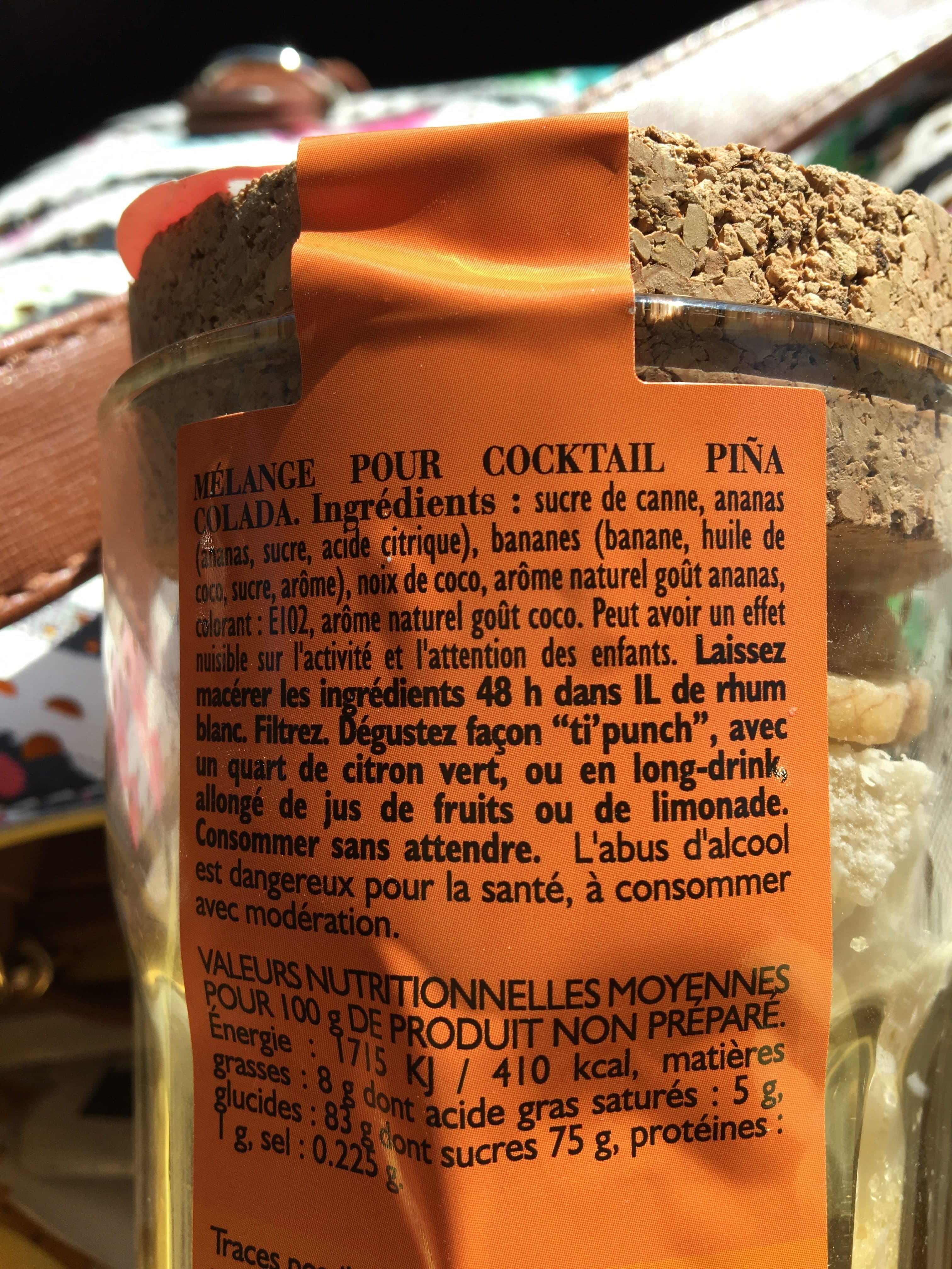 Gourmet In Love Mélange Pour Cocktail Piña Colada - Verre De 170 G - GOURMET IN LOVE packshot