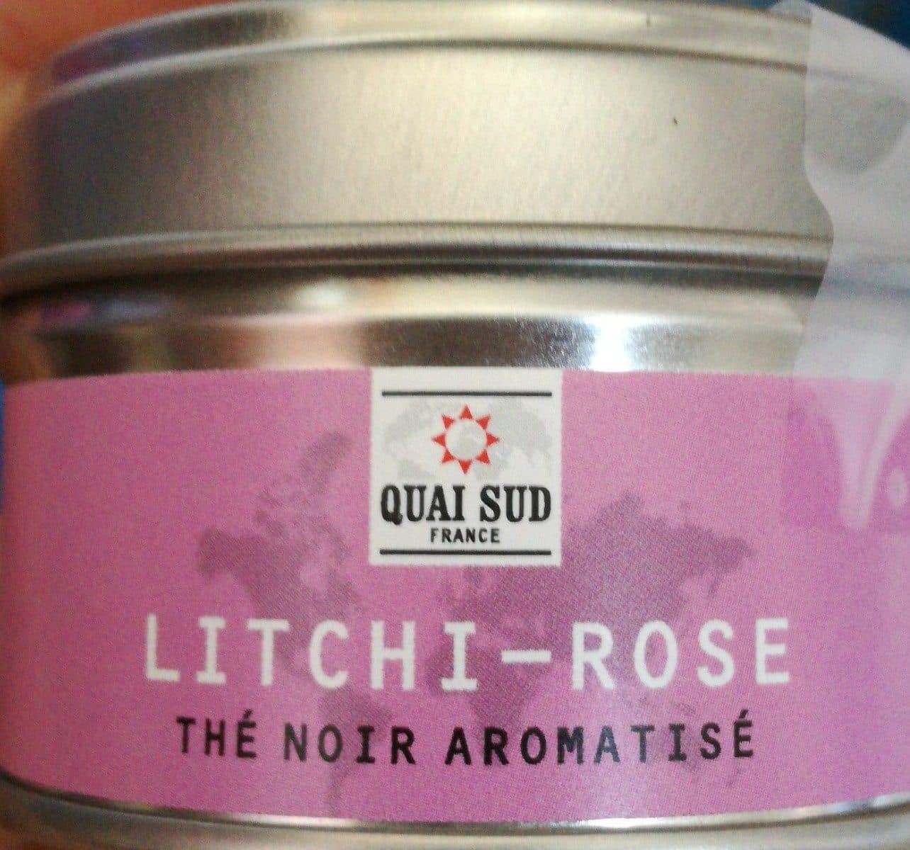 Quai Sud Thé noir aromatisé Litchi-Rose packshot