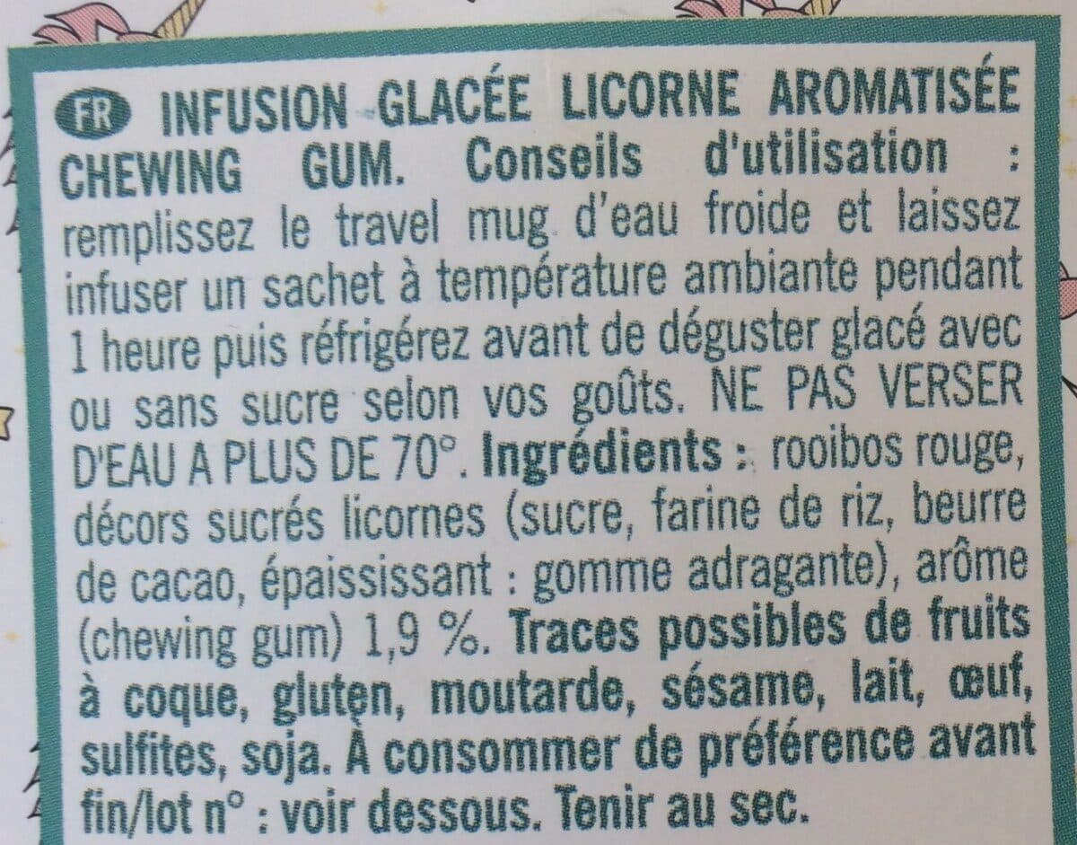 Quai Sud Infusion licorne packshot