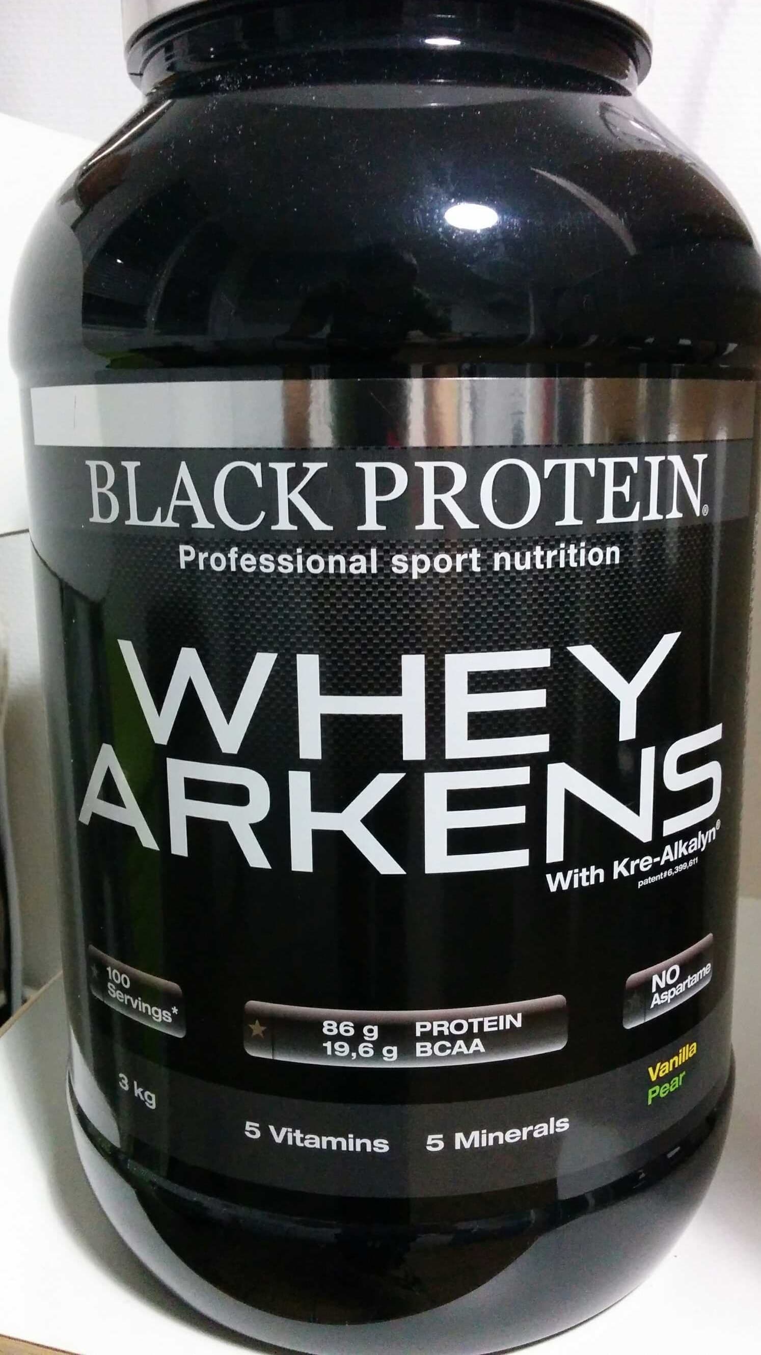 Black Protein Whey Arkens packshot