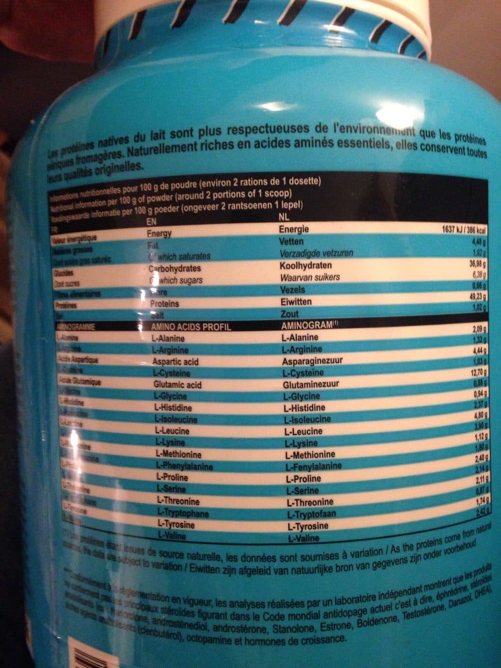 Fitness Boutique Lean gainer vanille packshot