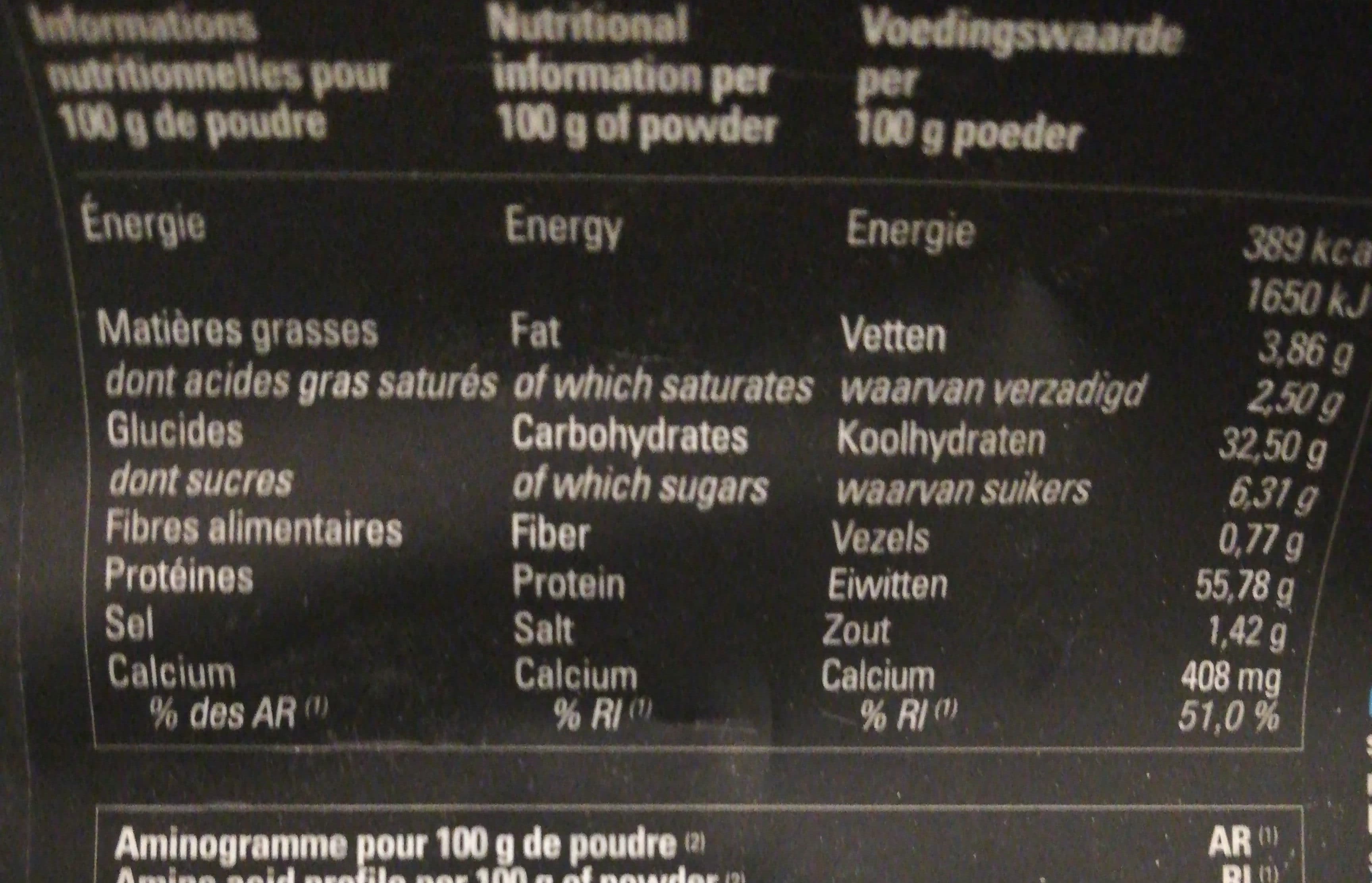 Open Food Facts Lean gainer native packshot