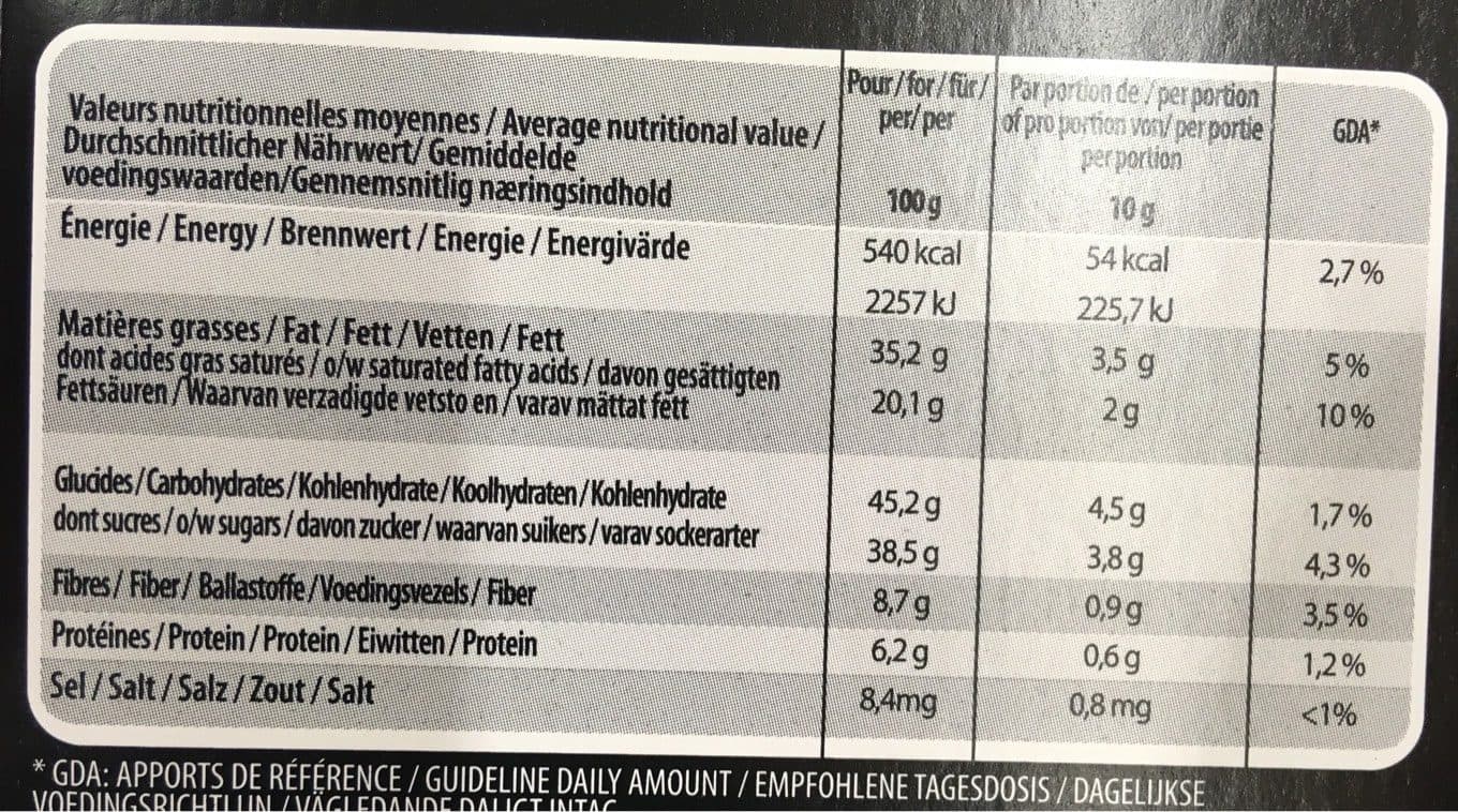 Prestige De Bourgogne Chocolat noir à l'orange et aux éclats d'amandes packshot