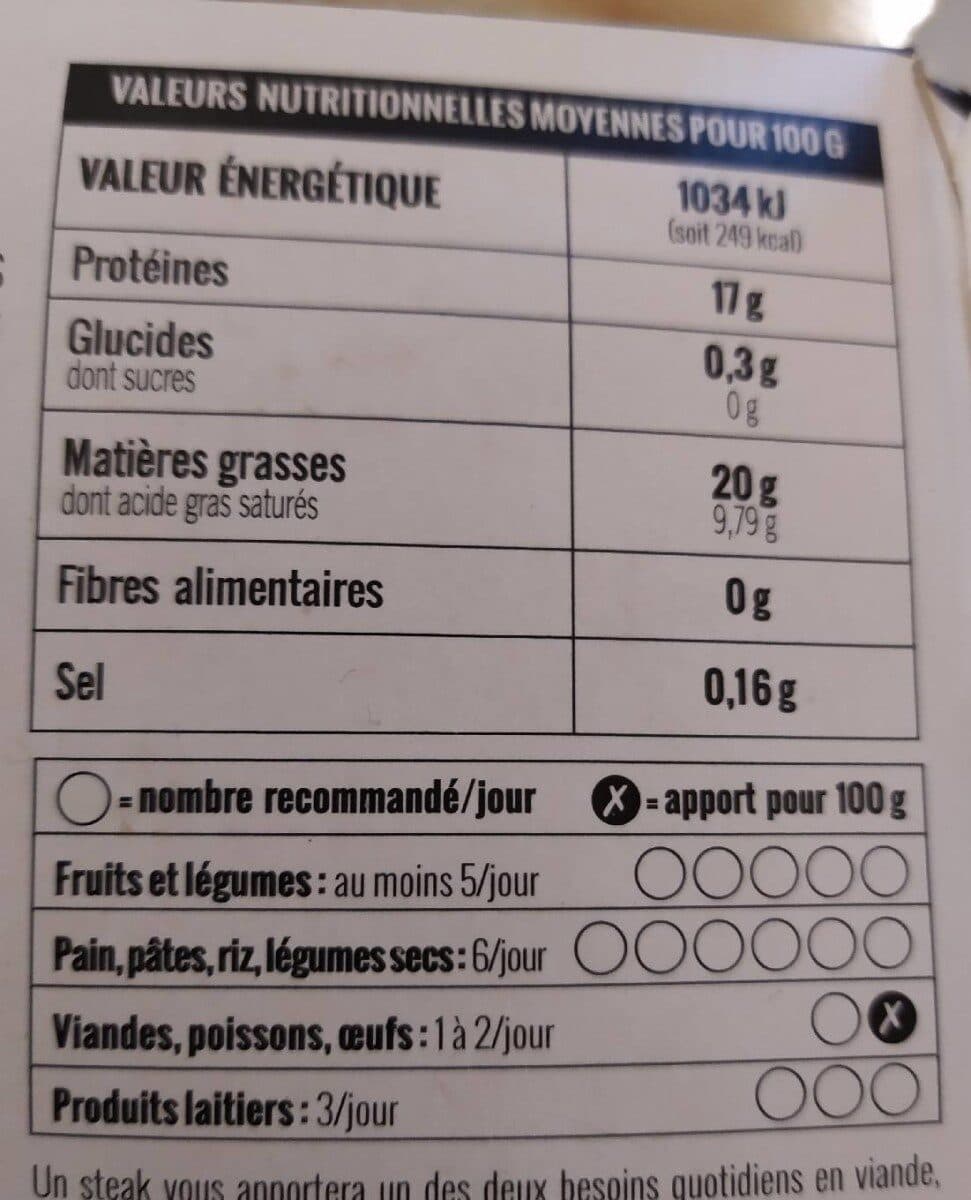Open Food Facts Steak hachés surgelés packshot