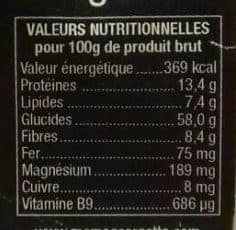 Mémé Georgette Quinoa français packshot