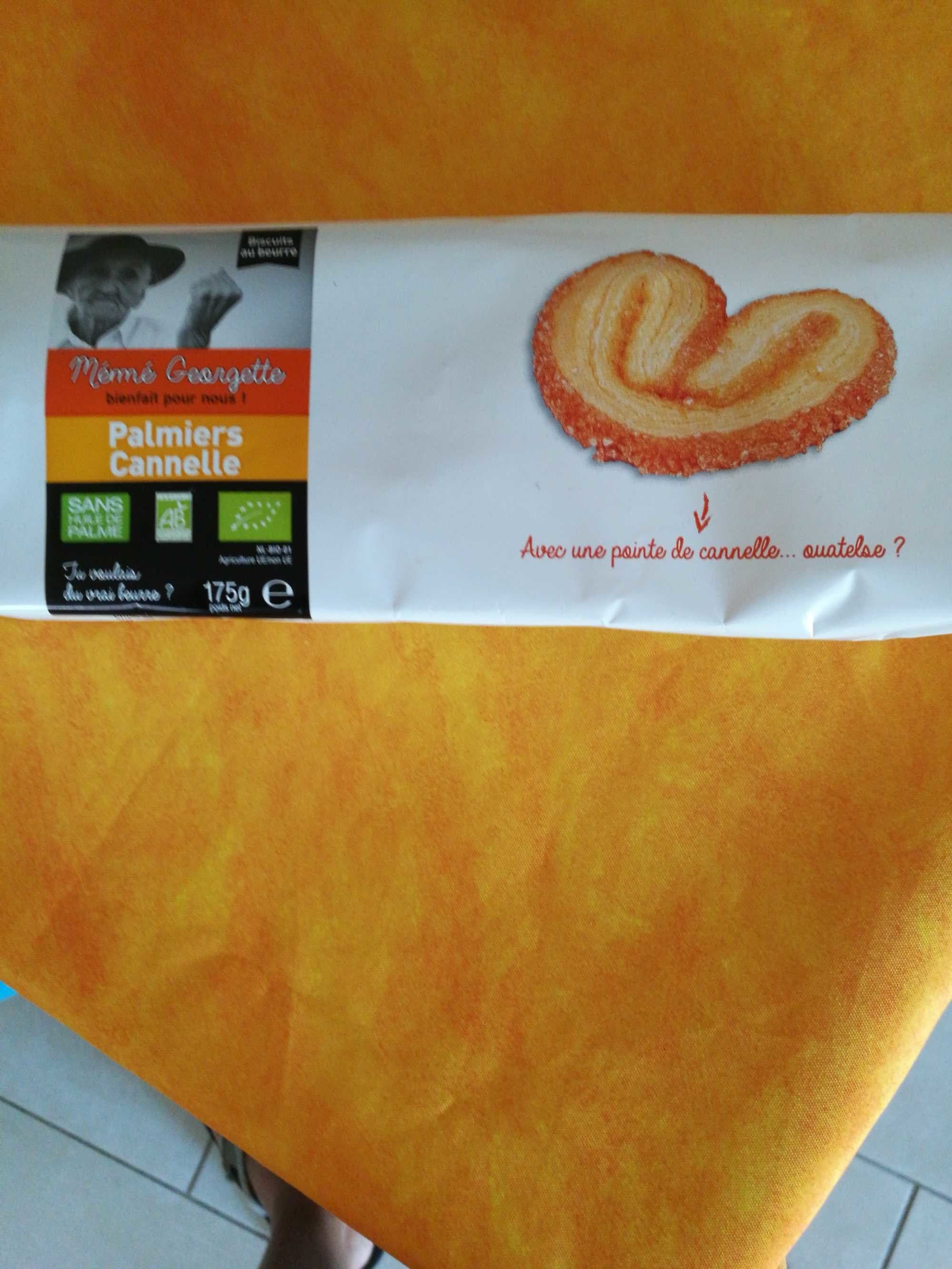 Mémé Georgette Palmiers cannelle packshot