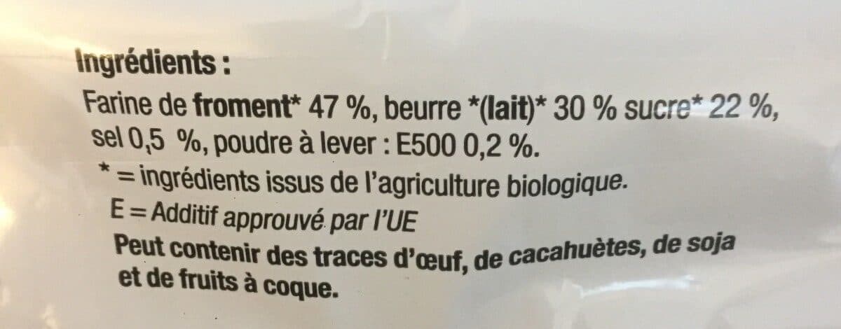 Mémé Georgette Coeurs au beurre packshot