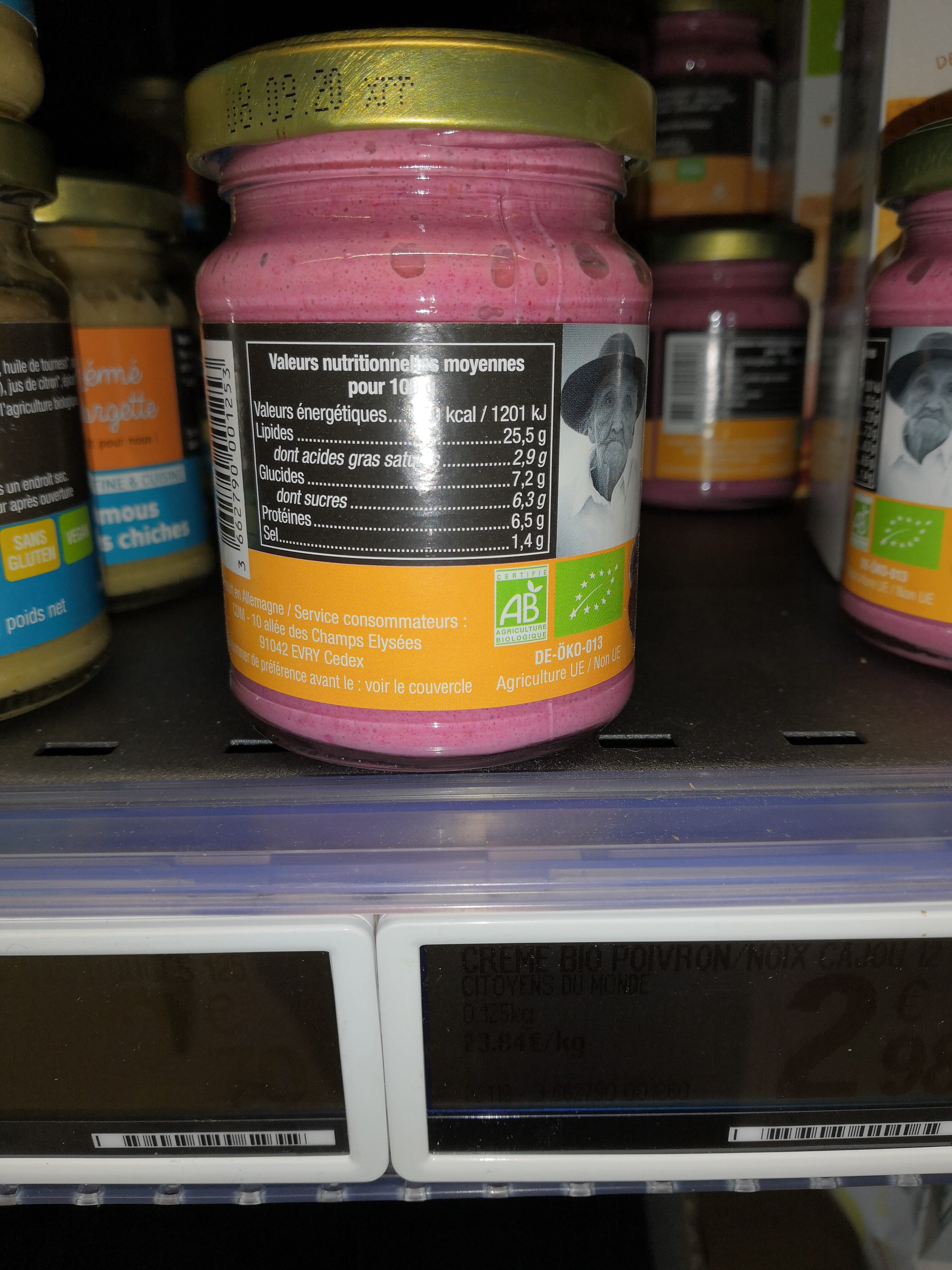 Meme georgette Crème de betterave packshot