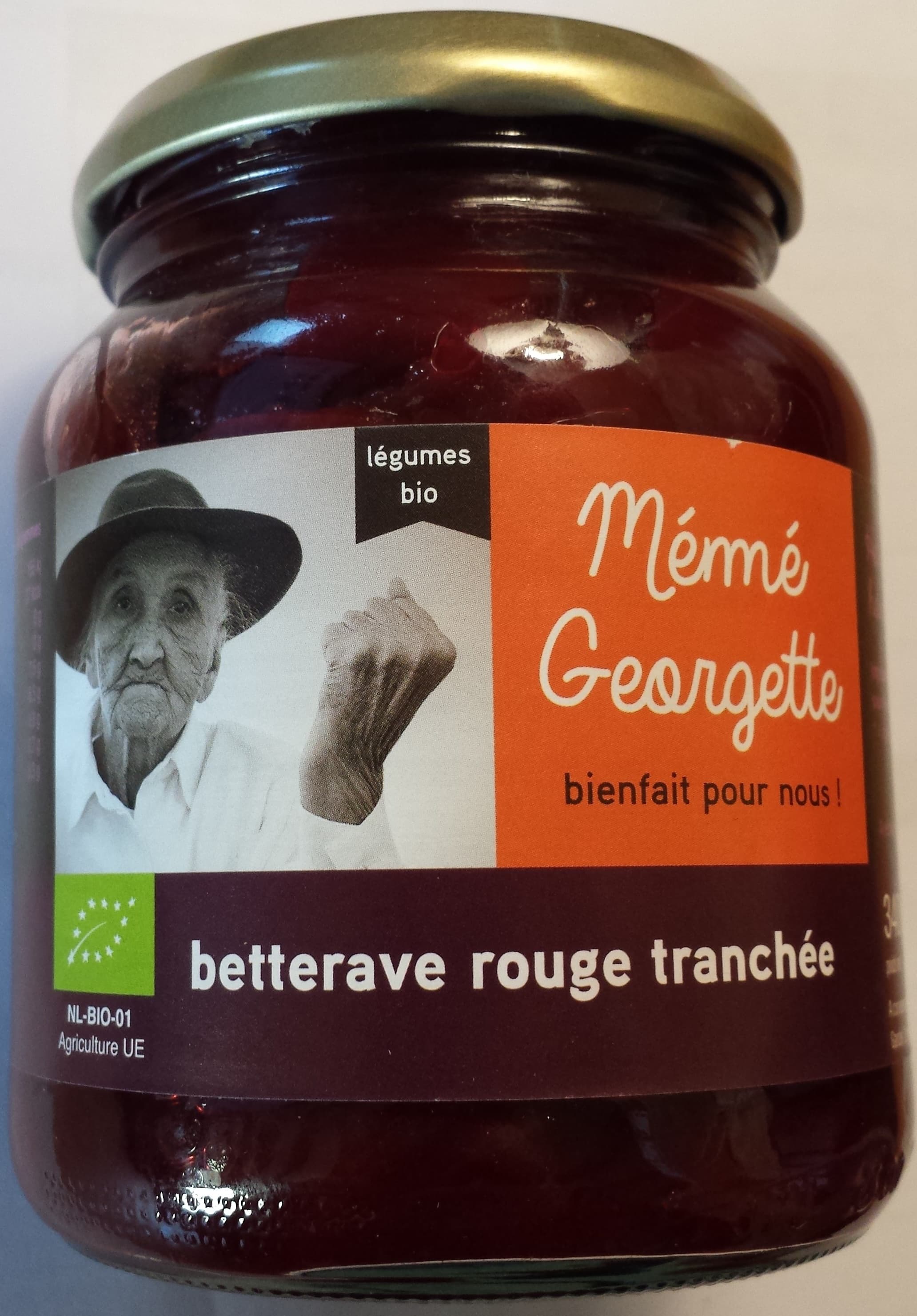 Mémé Georgette Betterave rouge tranchée bio packshot