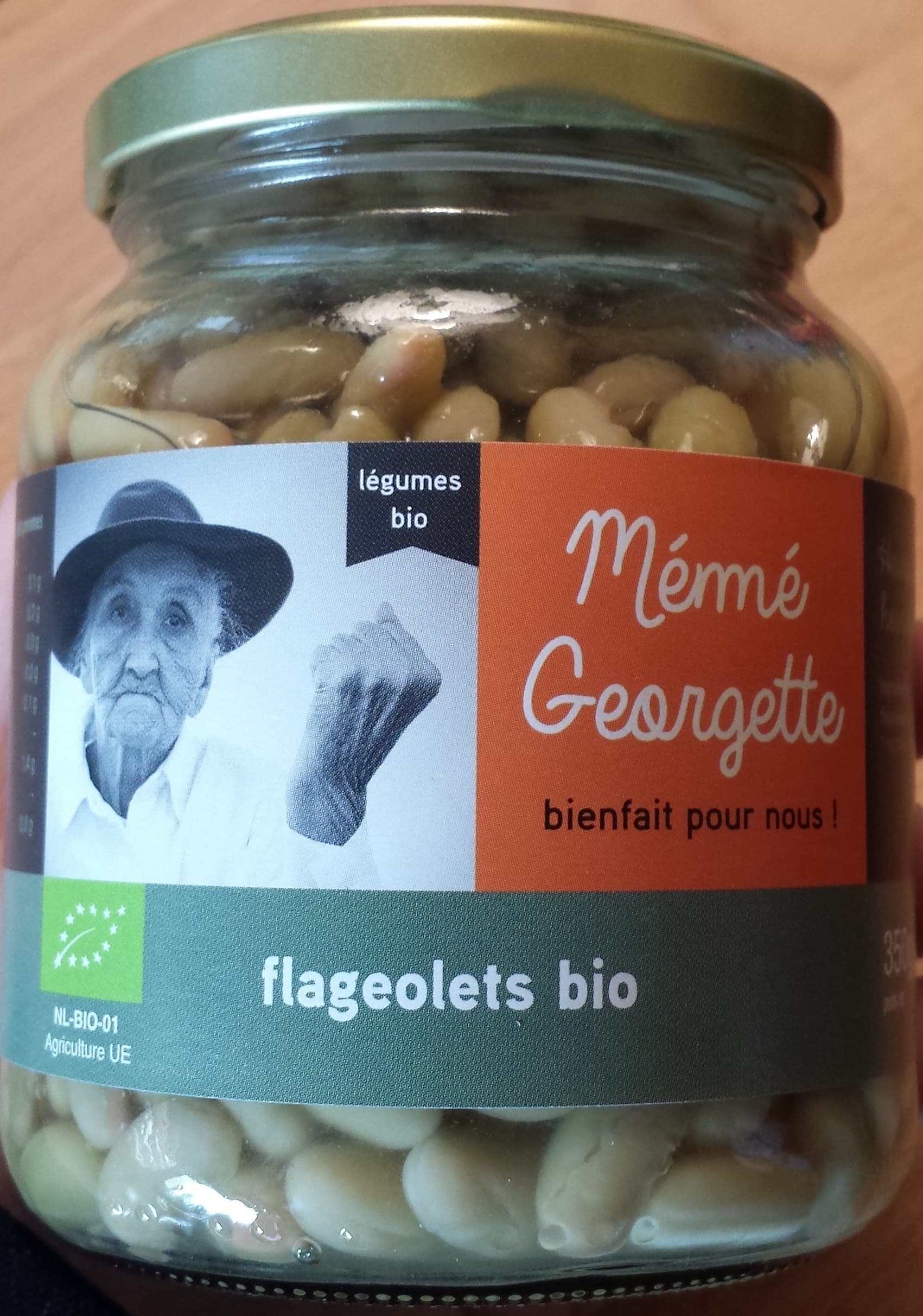 Mémé Georgette Flageolets bio packshot