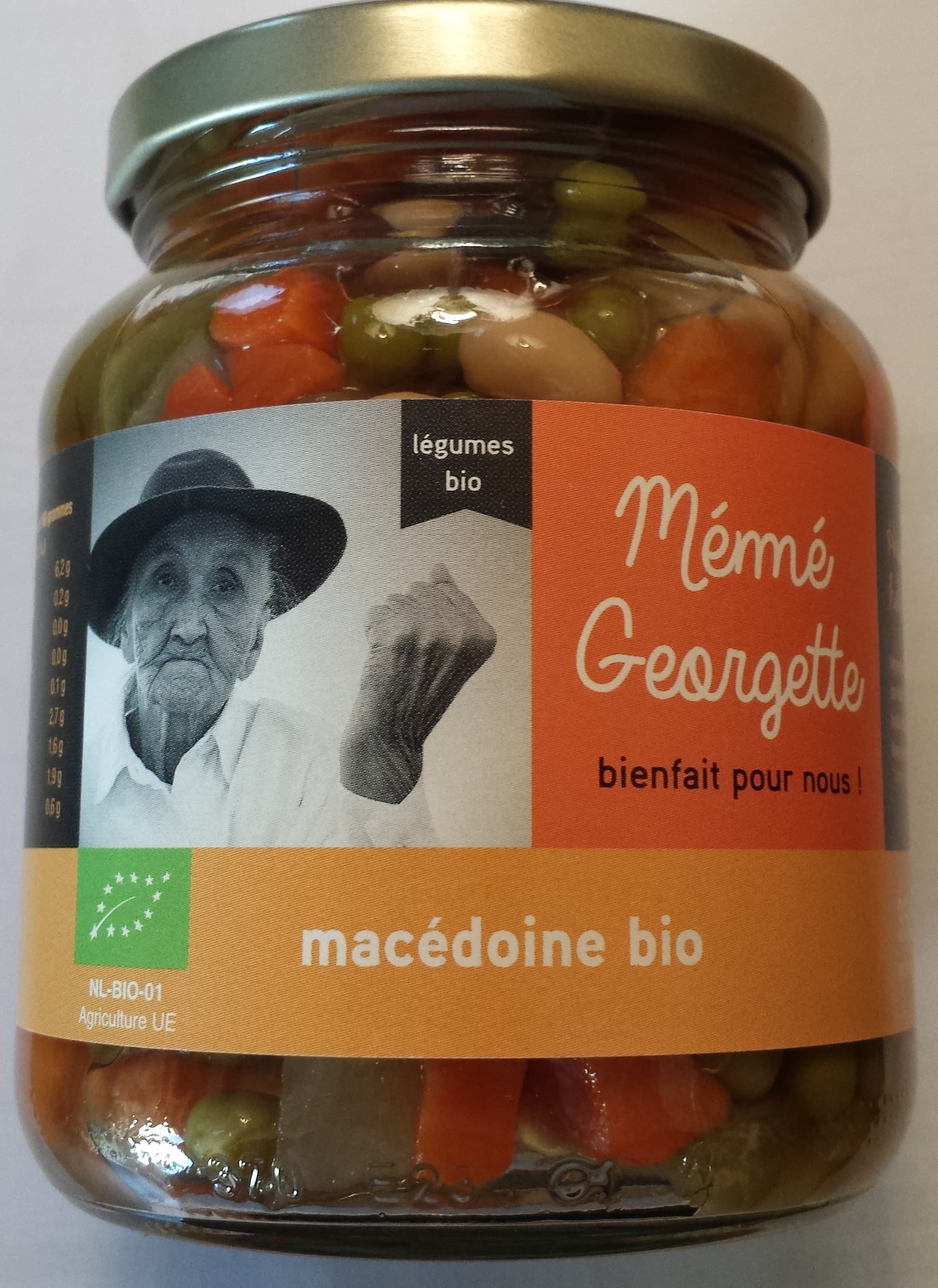 Mémé Georgette Macédoine bio packshot
