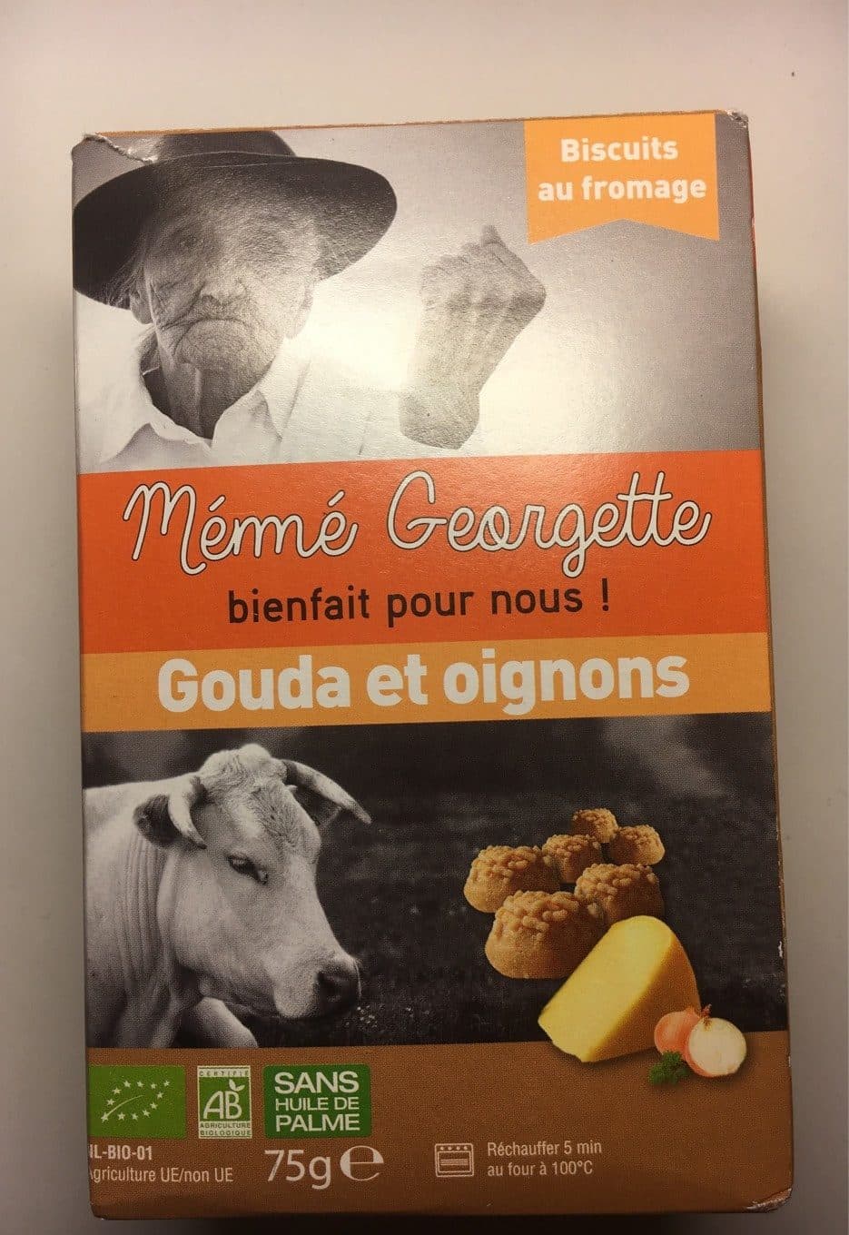 Mémé Georgette Gouda et oignons packshot