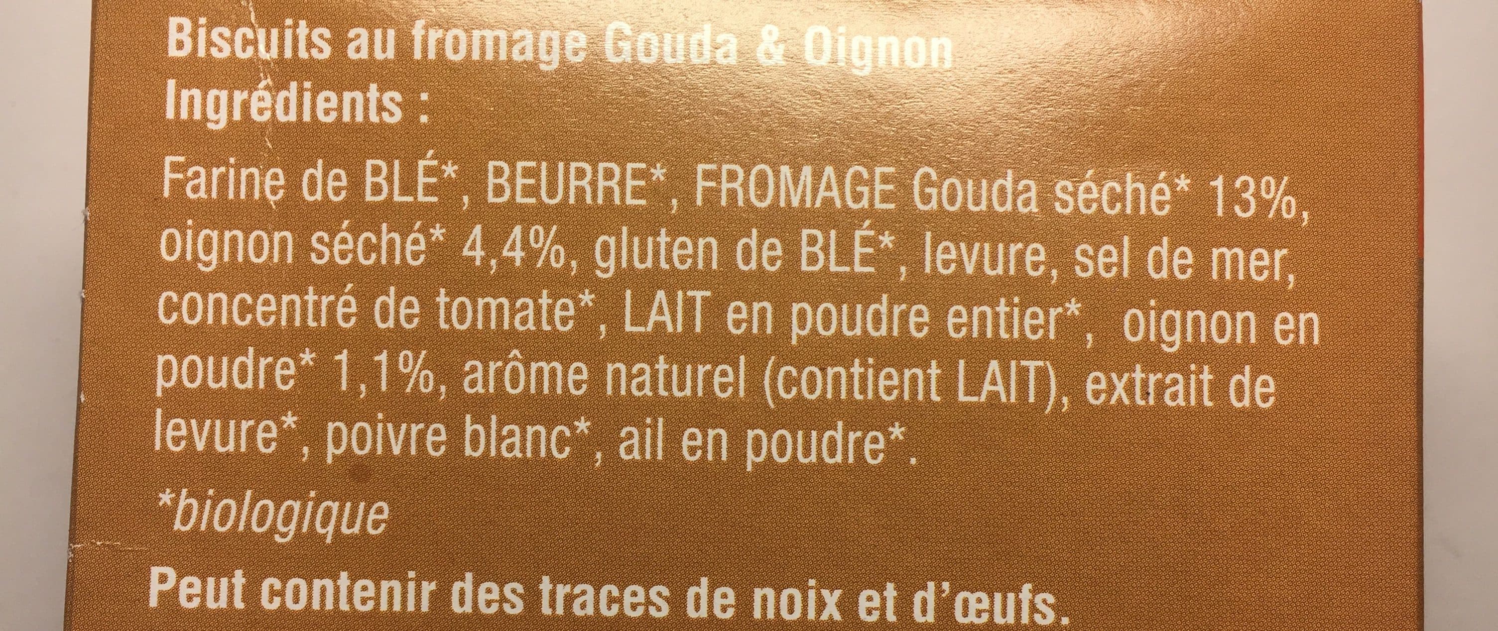 Mémé Georgette Gouda et oignons packshot