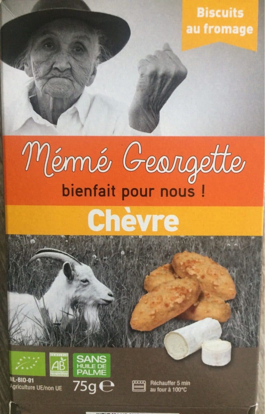 Mémé Georgette Biscuits au fromage chevre packshot