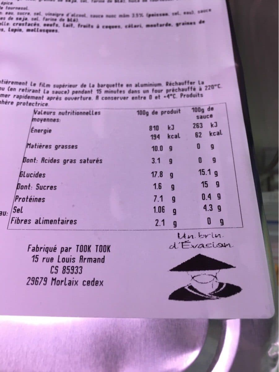 Open Food Facts 4 nems au porc packshot