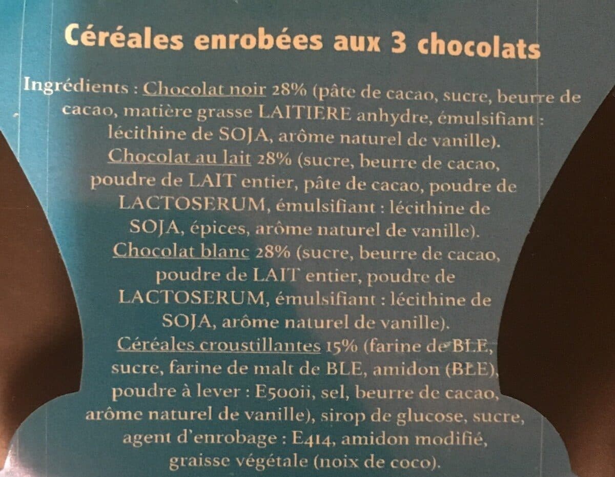 Tresors De Chefs Billes aux chocolat packshot