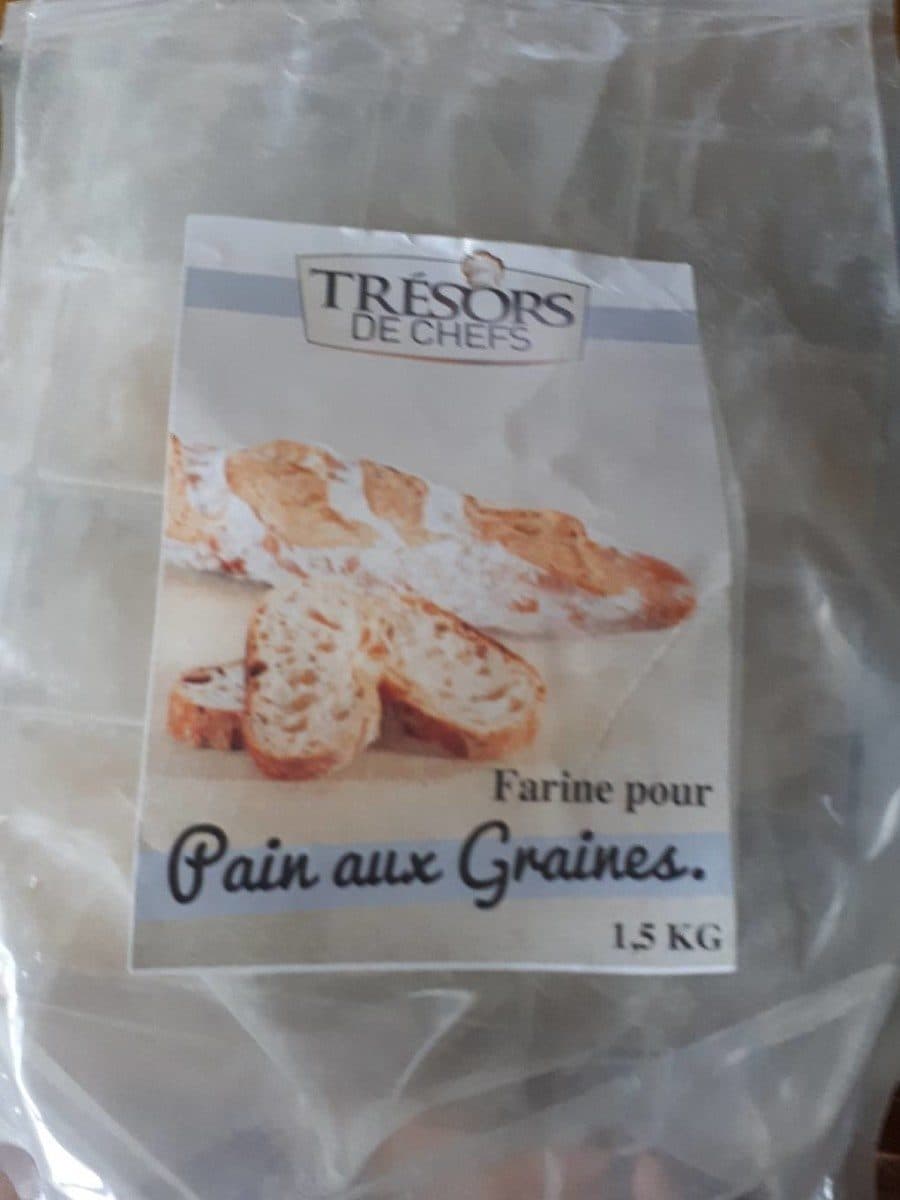 Tresors De Chefs Farine pour pain aux graines packshot