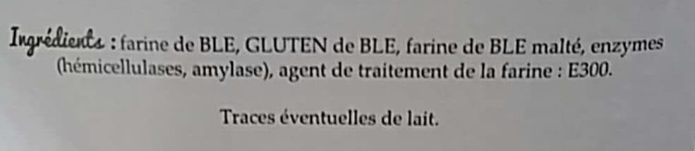 Trésors de Chefs Farine Blanche T55 packshot
