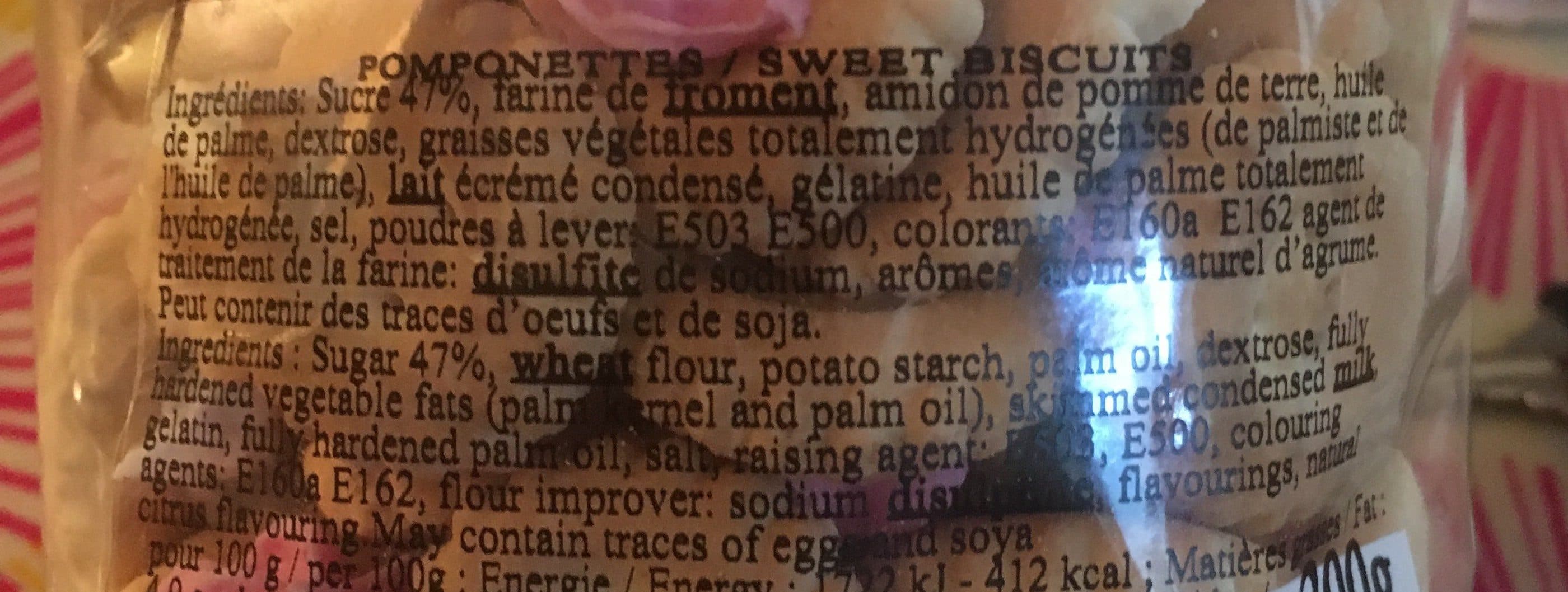 Open Food Facts Pomponettes packshot