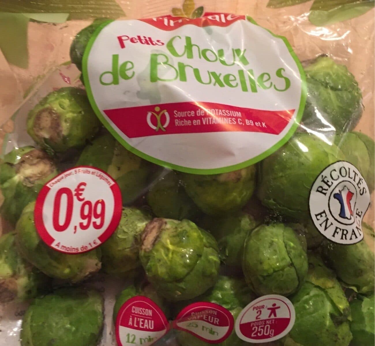 Priméale Petits choux de bruxelles packshot